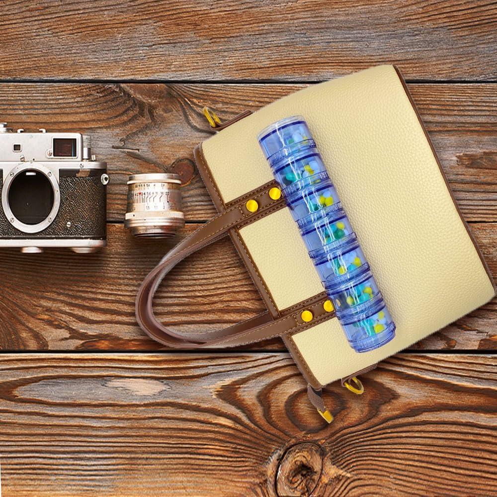 Planificador de Pastillas Semanal HaiSea - Organizador Azul