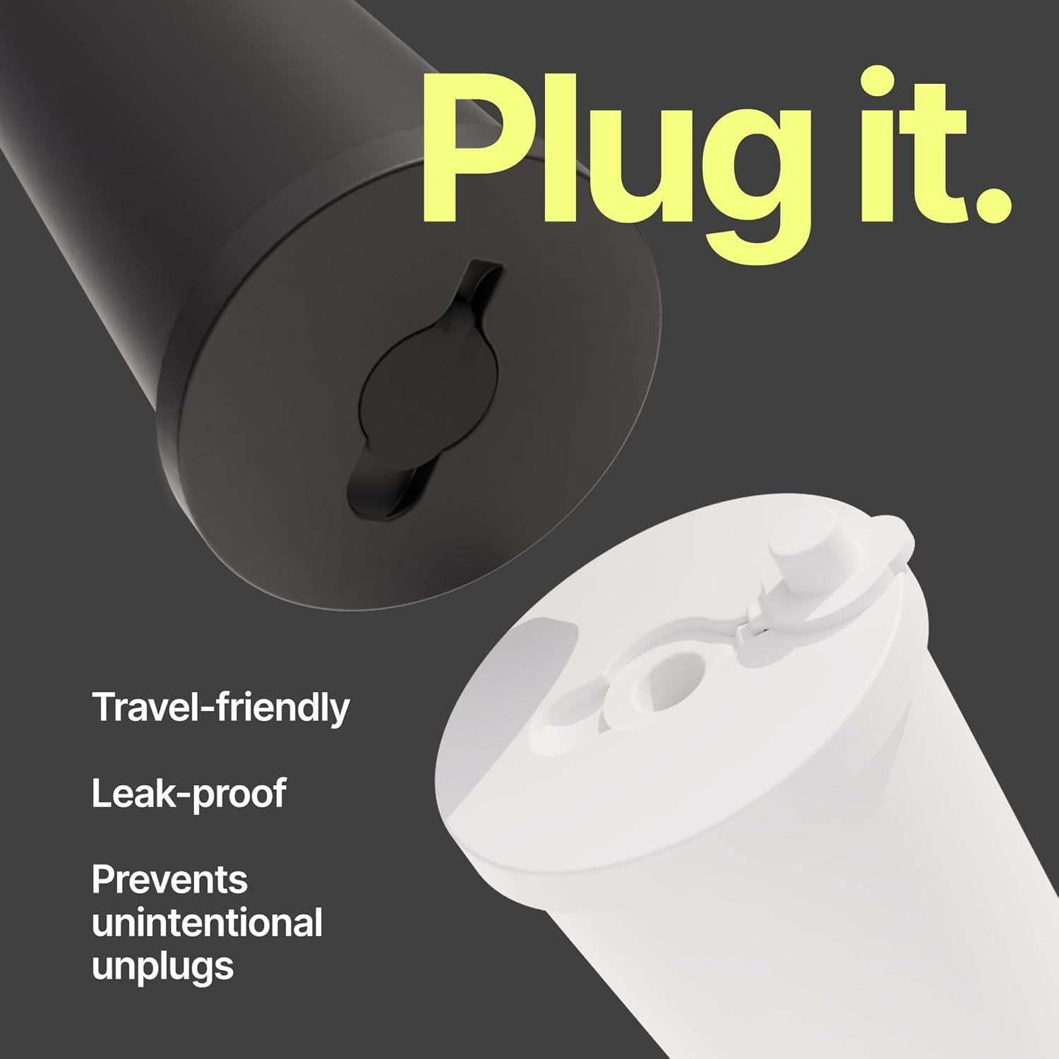 Taza de Boba Reutilizable Dodoko 25oz Acero Inoxidable Negro