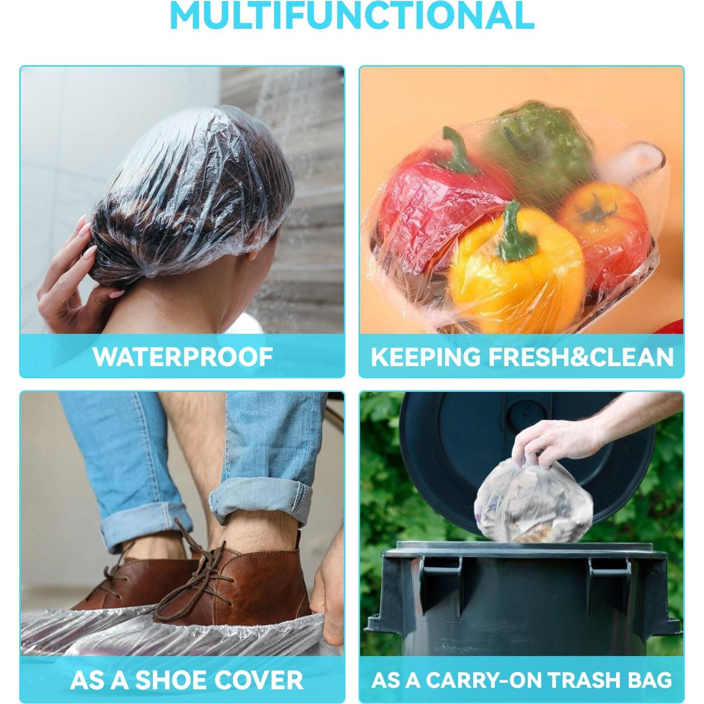 Gorros de Ducha Desechables Ortarco 100PCS 50.8cm Impermeables