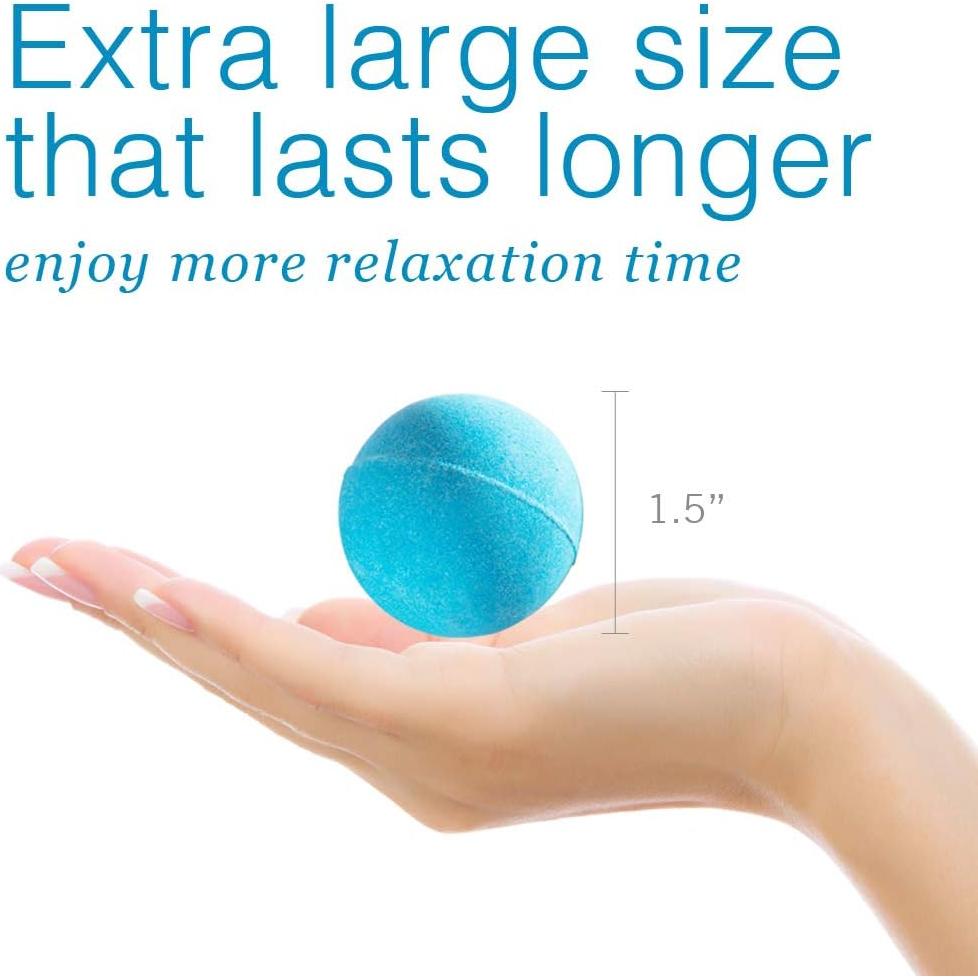 Set de 6 Bombas de Baño Naturales DerMedicine - Aromas Relajantes