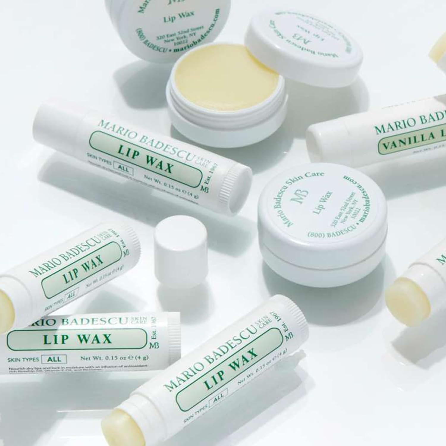 Cera Labial Mario Badescu 1 Cuenta con Rosa Mosqueta y Vitamina E