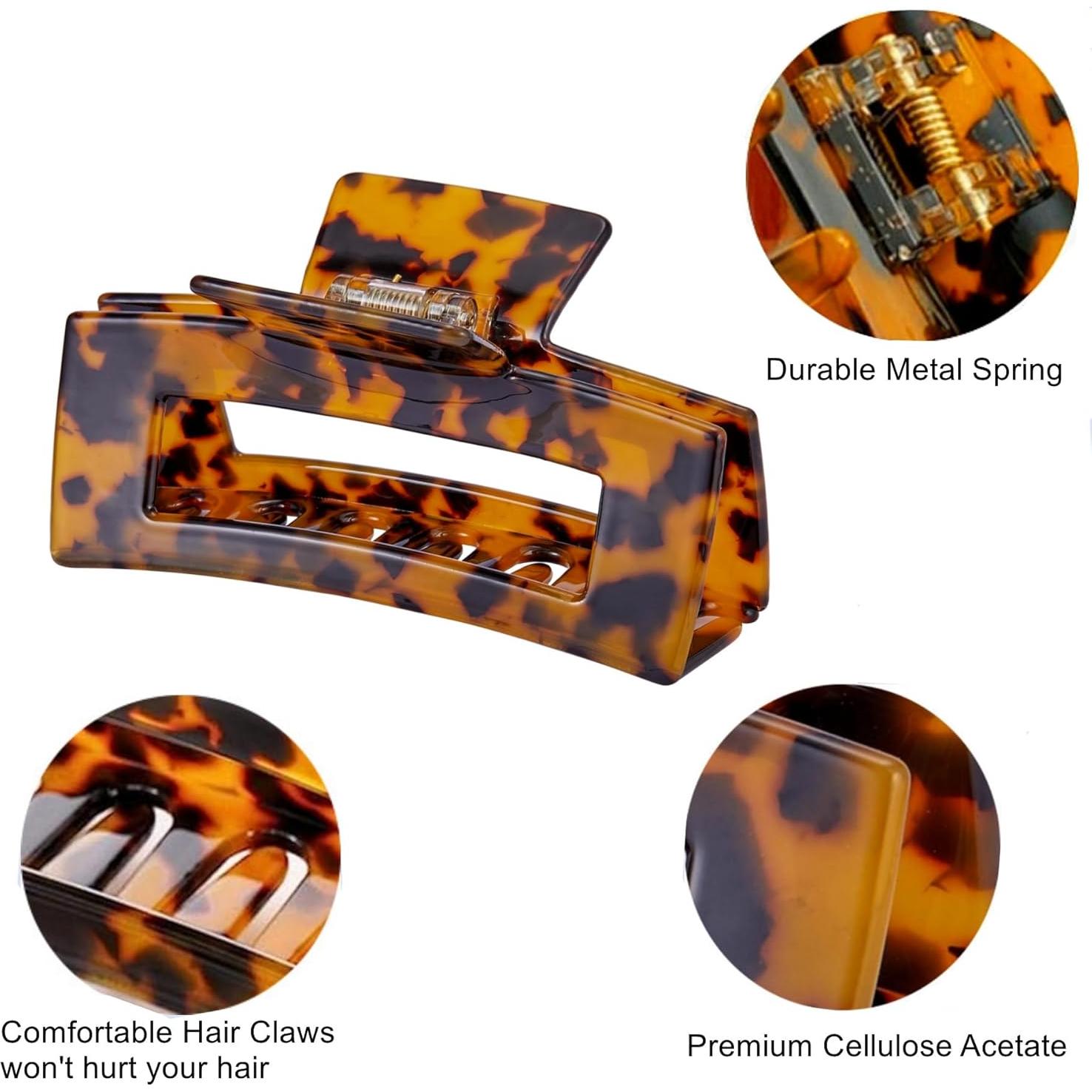 Clips de Garra para Cabello Textention - Diseño Francés 10.5 cm