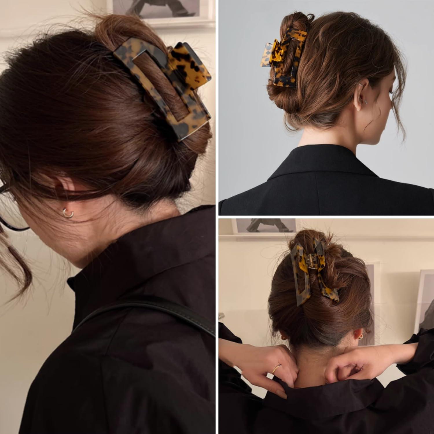 Clips de Garra para Cabello Textention - Diseño Francés 10.5 cm