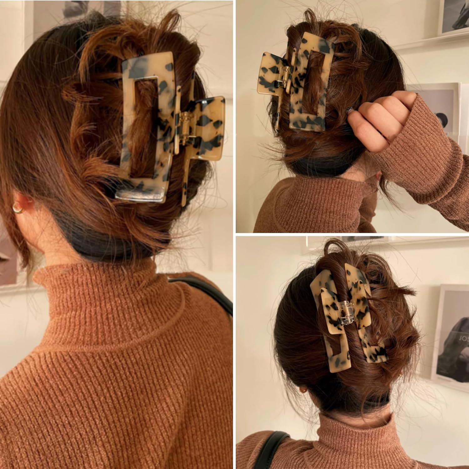 Clips de Garra para Cabello Textention - Diseño Francés 10.5 cm