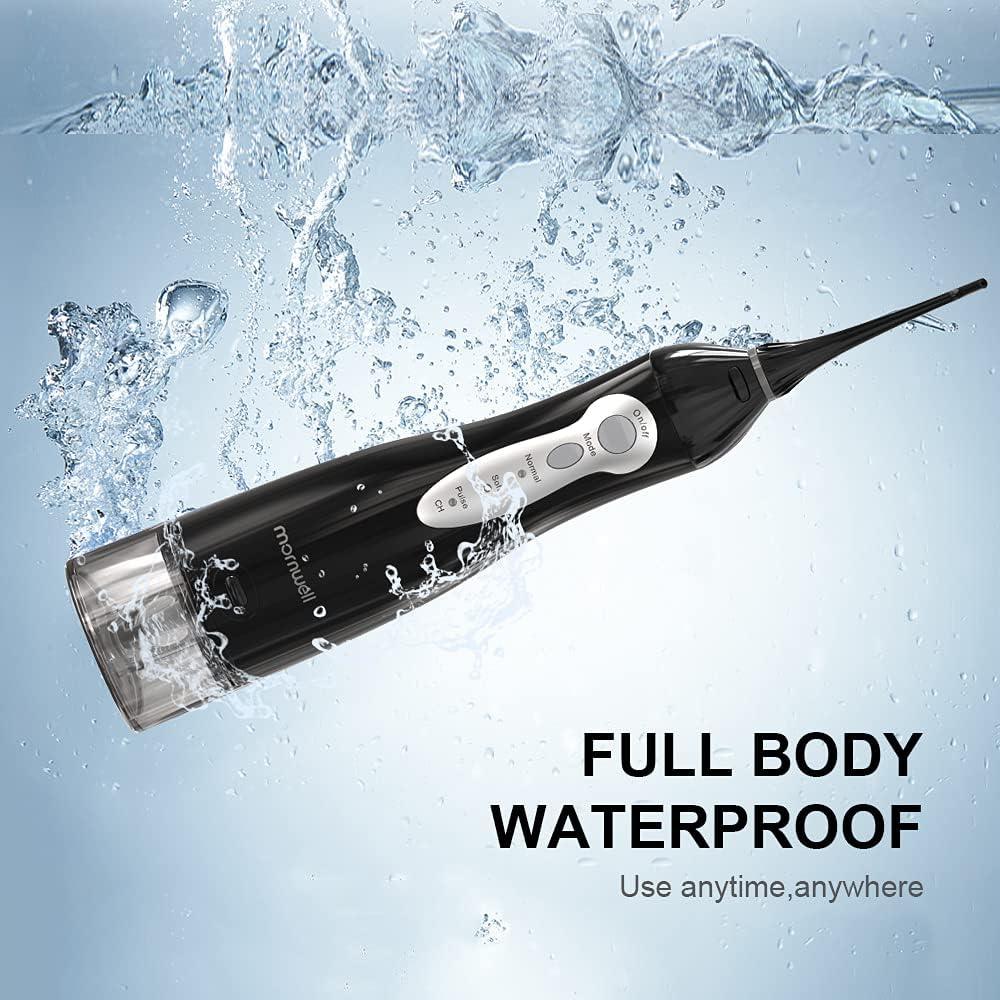 Irrigador Oral Inalámbrico Mornwell RST5012-BK 330ml USB IPX7