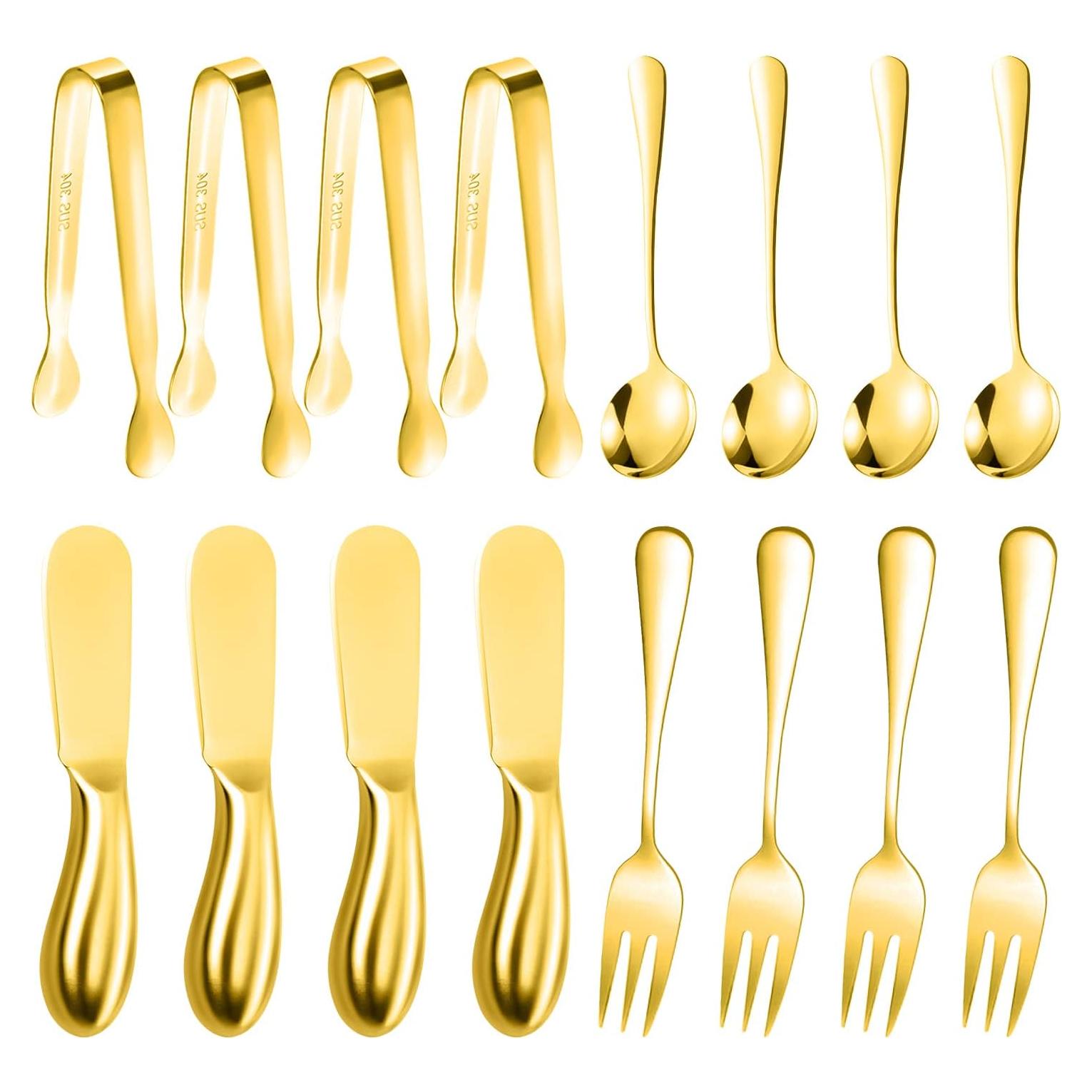 Juego de Cuchillos para Untar Mantequilla y Queso Mlurcu 16 Piezas