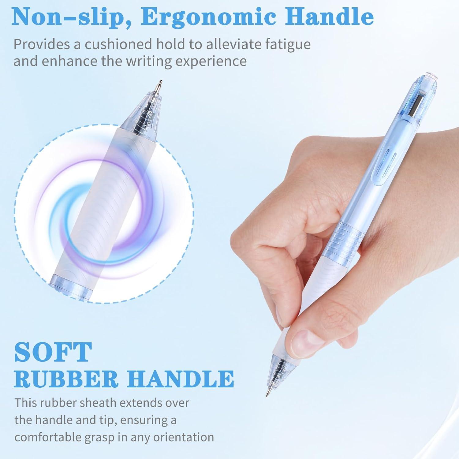 Set de 10 Bolígrafos Gel Pastel Leery 0.5mm y 3 Marcadores