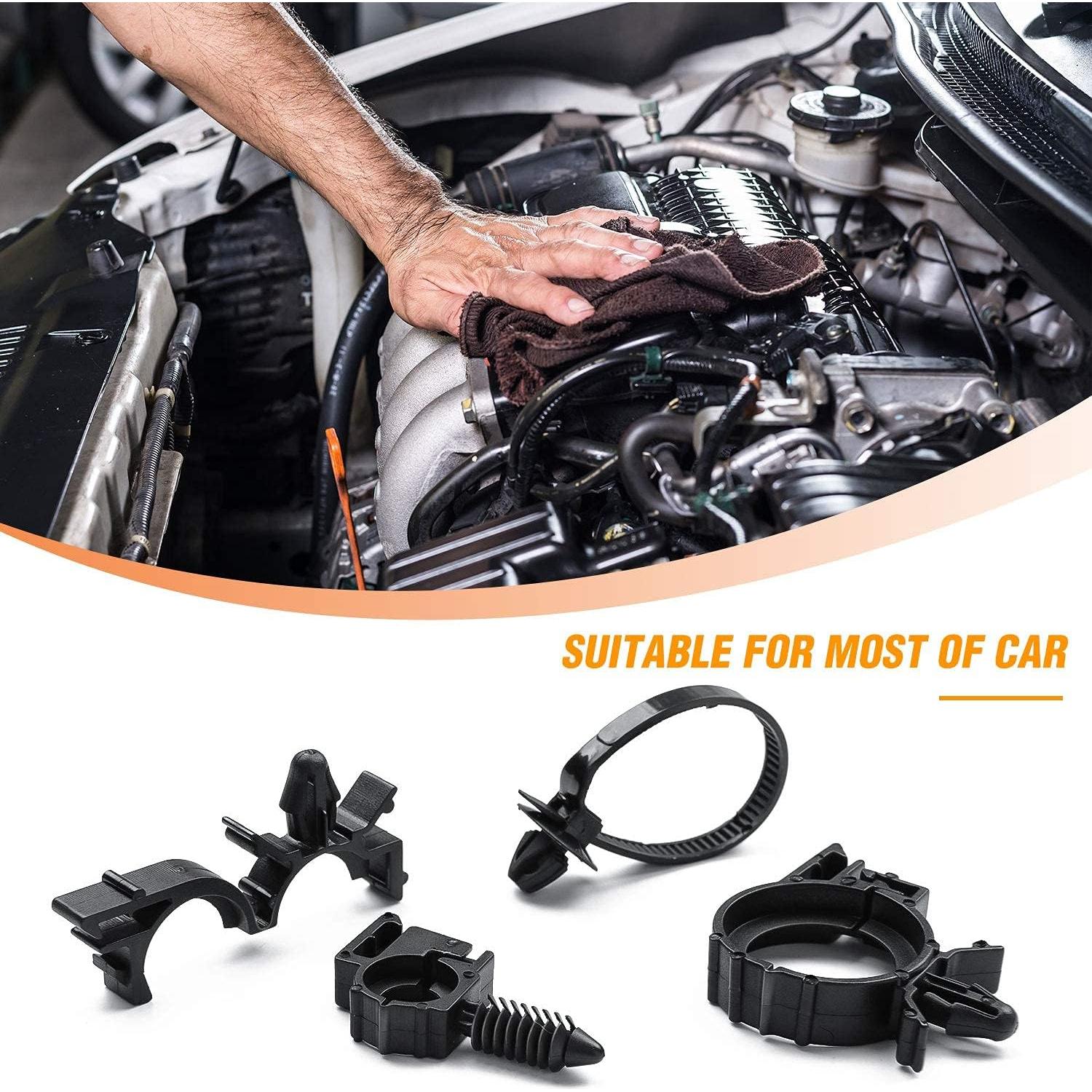 Kit 60 Clips de Enrutamiento GOOACC para Automóvil Universal