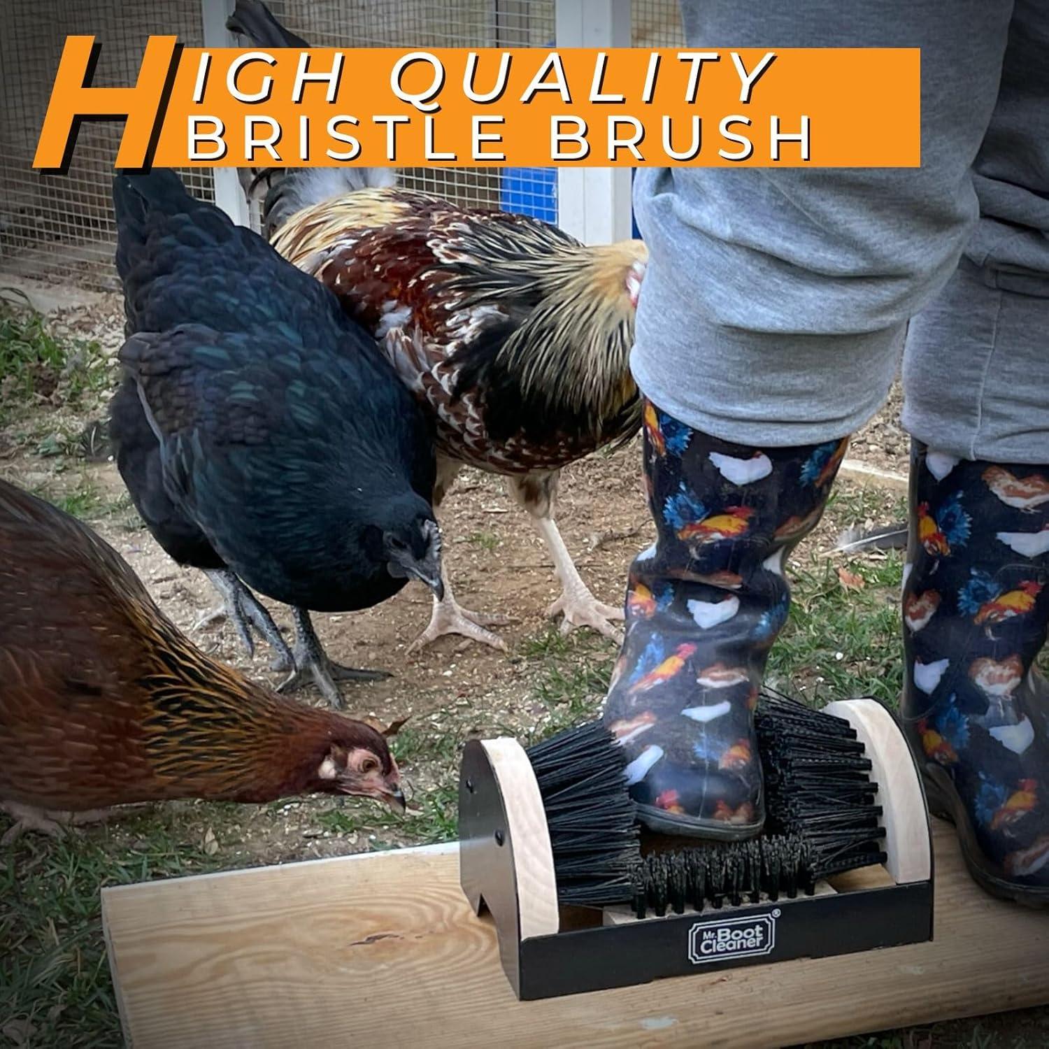 Cepillo Limpiador de Botas Mr. Boot Cleaner de Madera 22.86cm