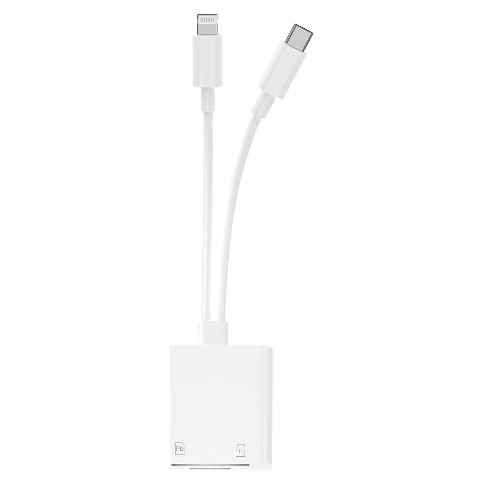 Lector de Tarjetas SD 4 en 1 Esbeecables para iPhone y Android