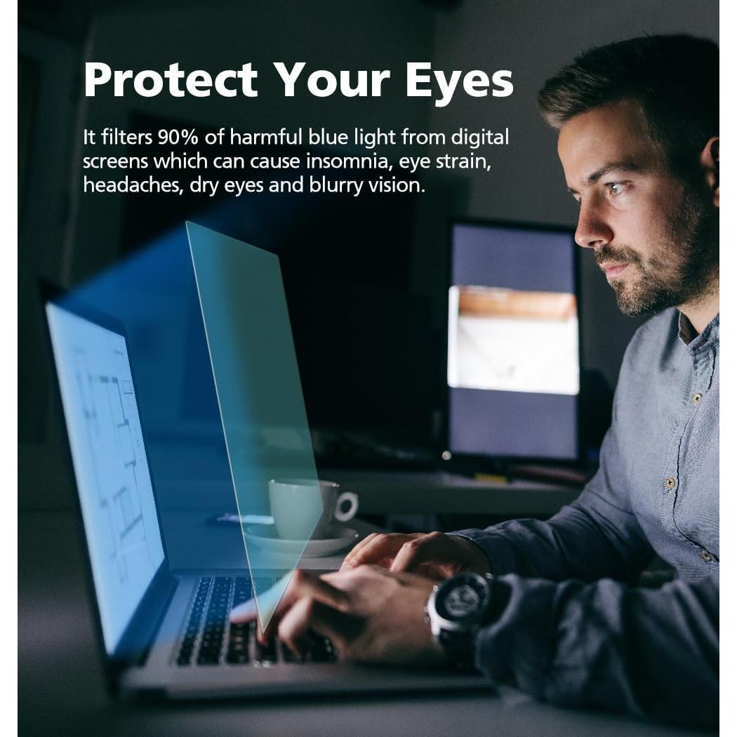 Paquete de 2 Protectores de Pantalla 13.3" DIACUBE Anti-Luz Azul