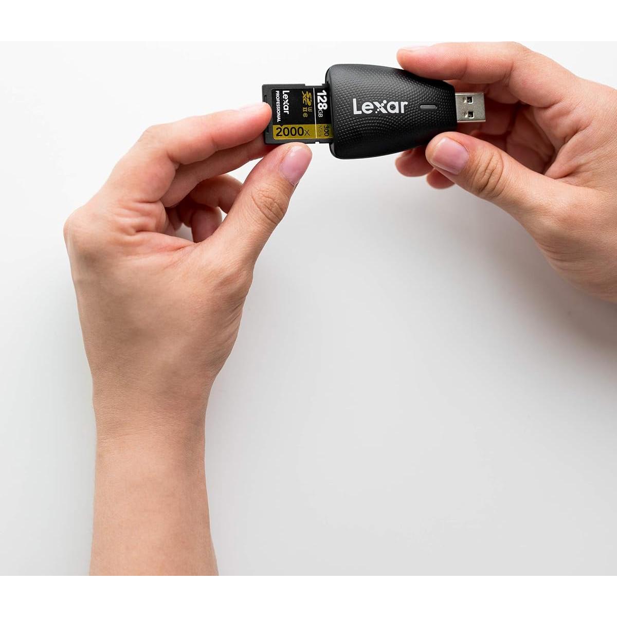 Lector Multi-Tarjeta Lexar 2-en-1 USB 3.1 SD y microSD