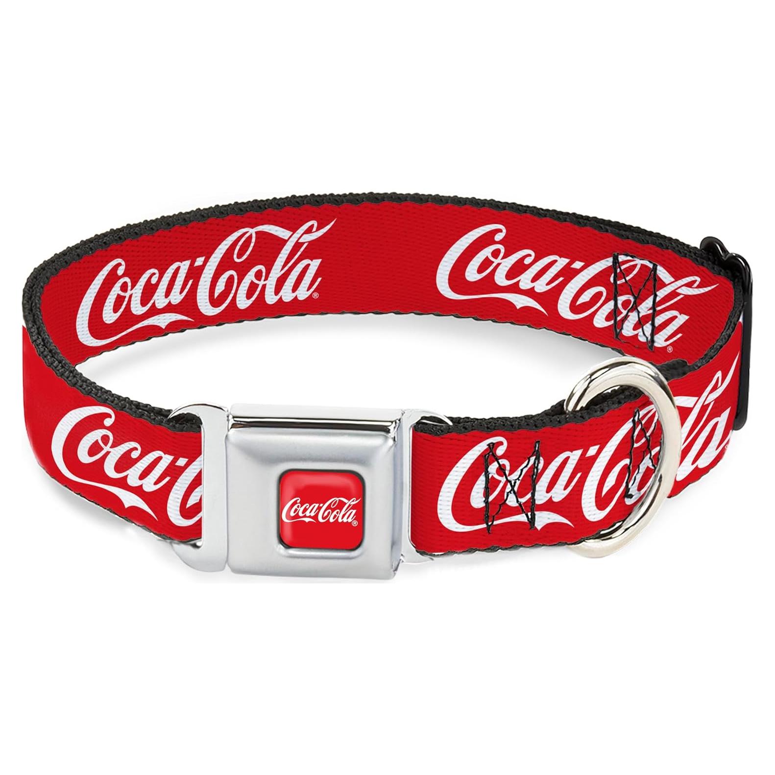Collar para Perros Coca-Cola con Hebilla de Seguridad 24.1-33 cm