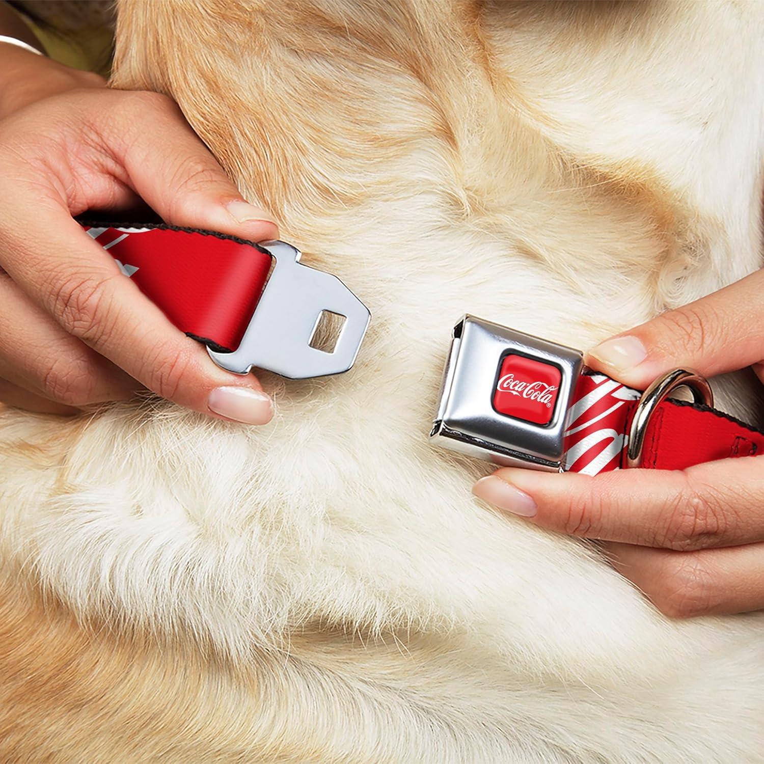 Collar para Perros Coca-Cola con Hebilla de Seguridad 24.1-33 cm