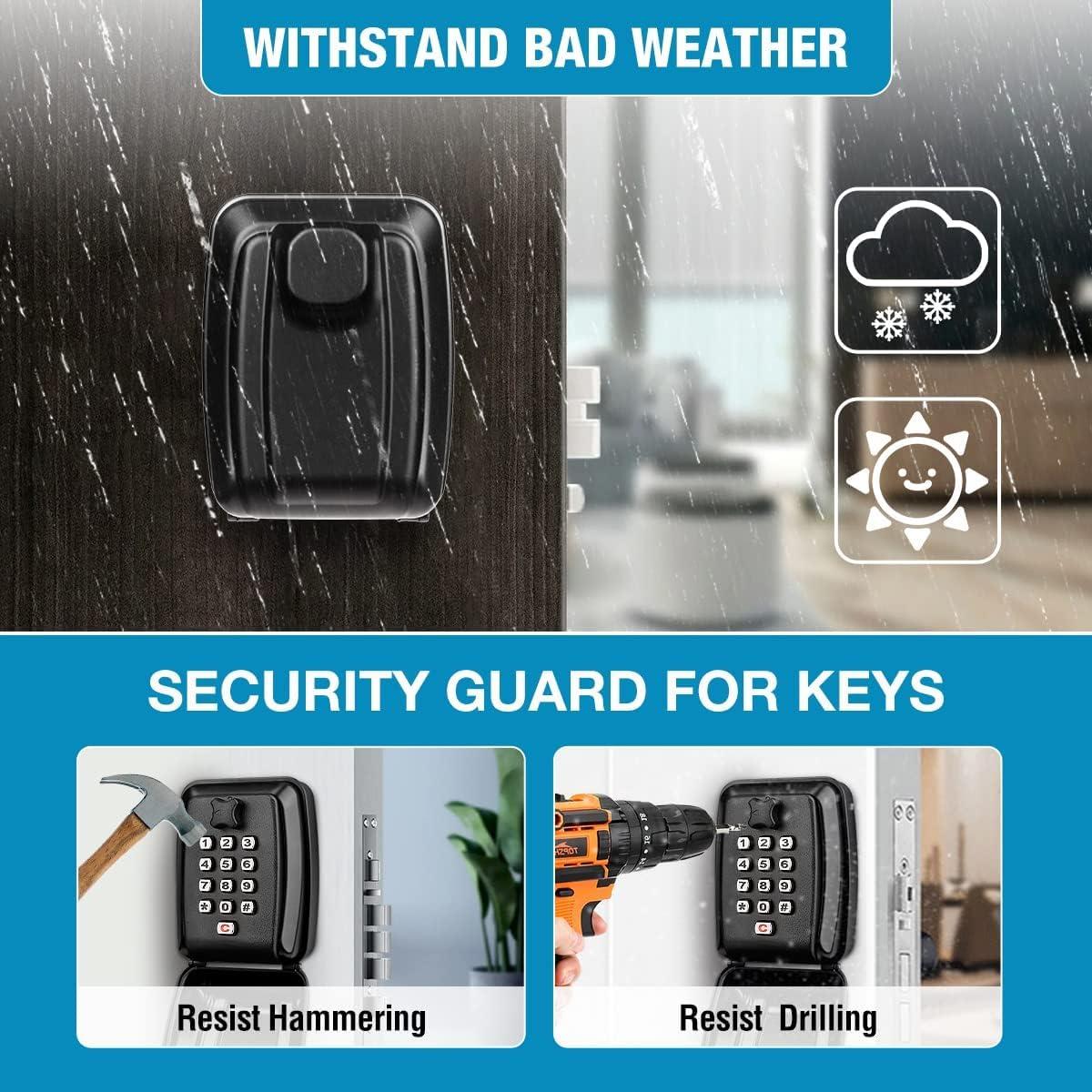 Caja de Llave BKNOOU Montaje en Pared Impermeable 0.6kg