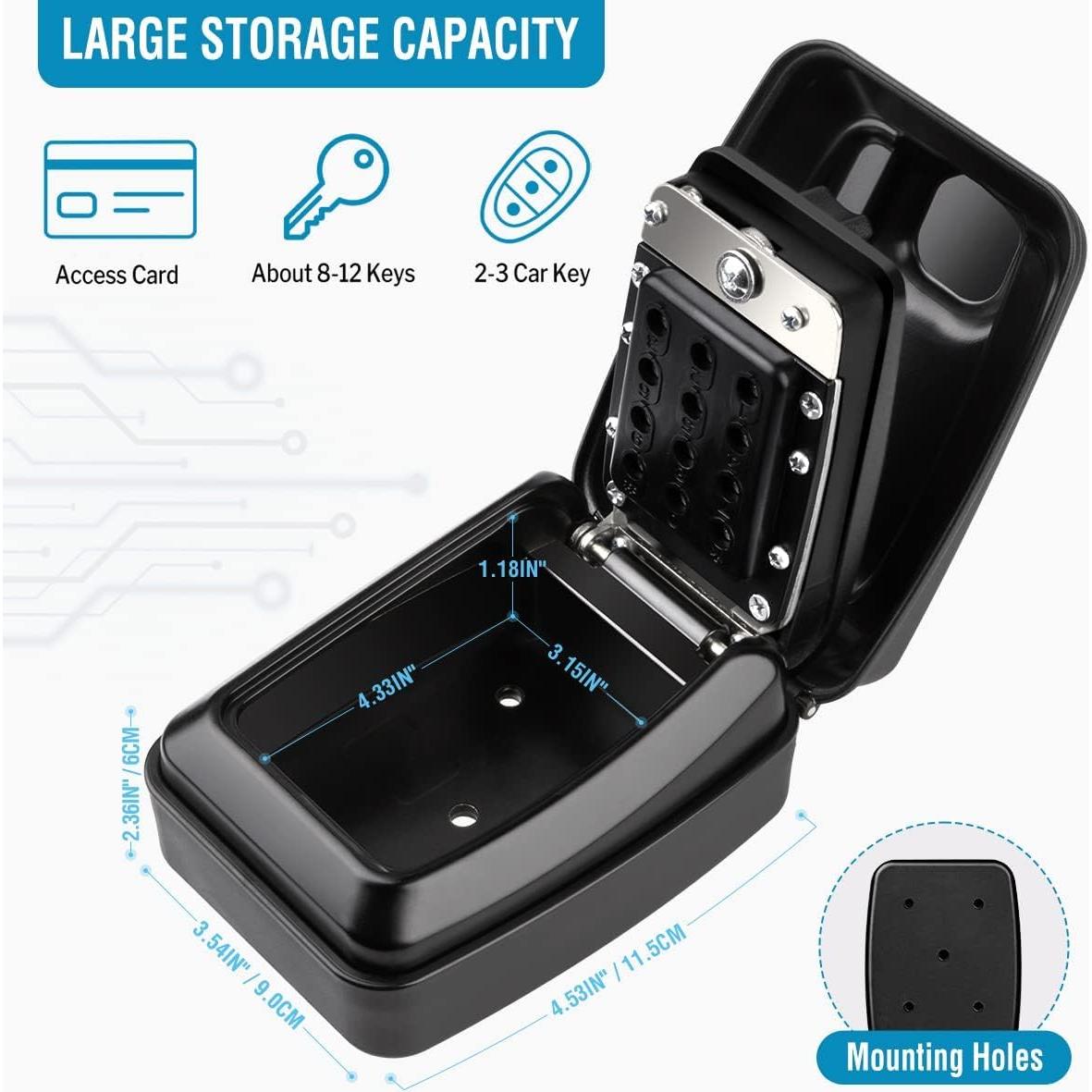 Caja de Llave BKNOOU Montaje en Pared Impermeable 0.6kg