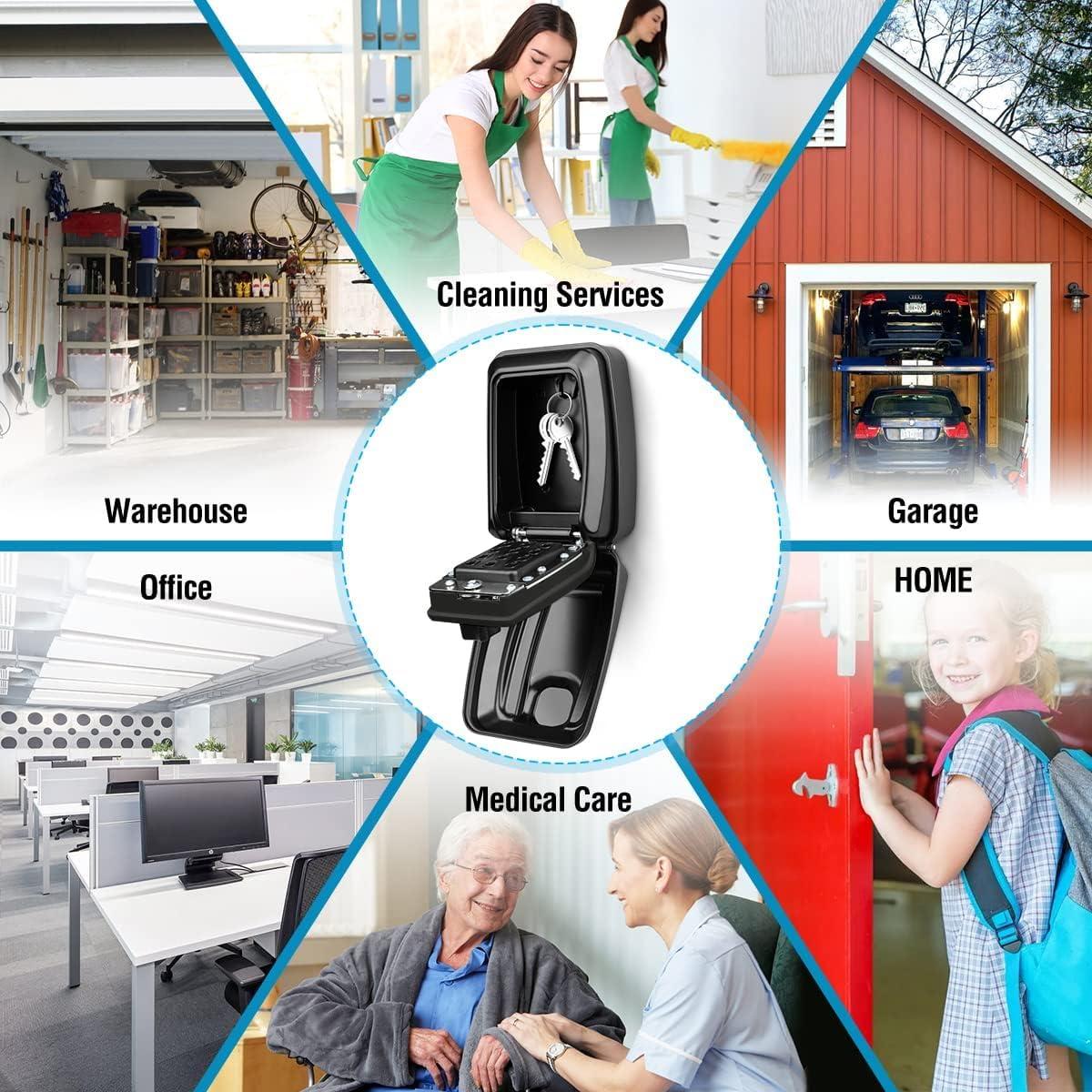 Caja de Llave BKNOOU Montaje en Pared Impermeable 0.6kg