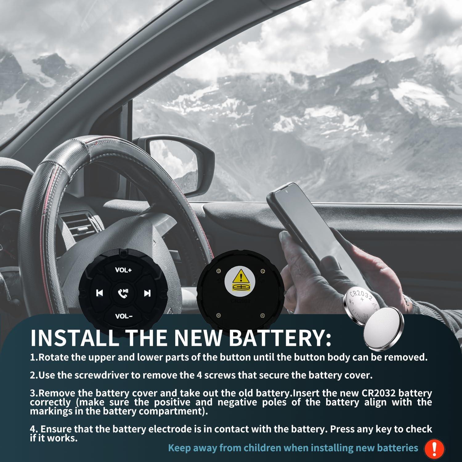 Control Remoto Bluetooth Jaesien DQX-Q7 Impermeable Negro