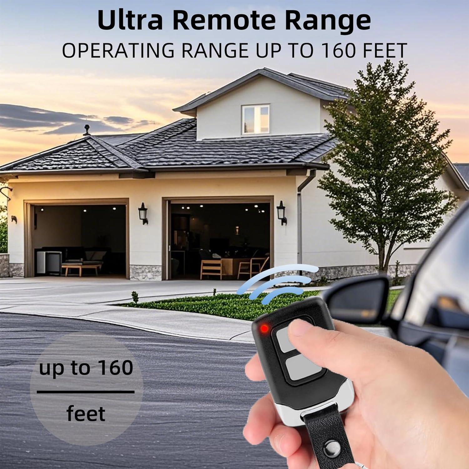 Control Remoto Universal Ezyopenteck para Garaje 2 Botones