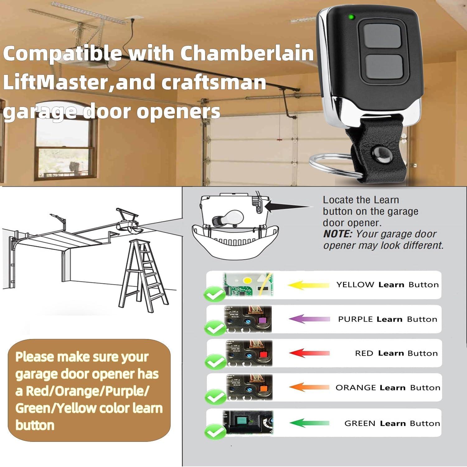 Control Remoto Universal Ezyopenteck para Garaje 2 Botones