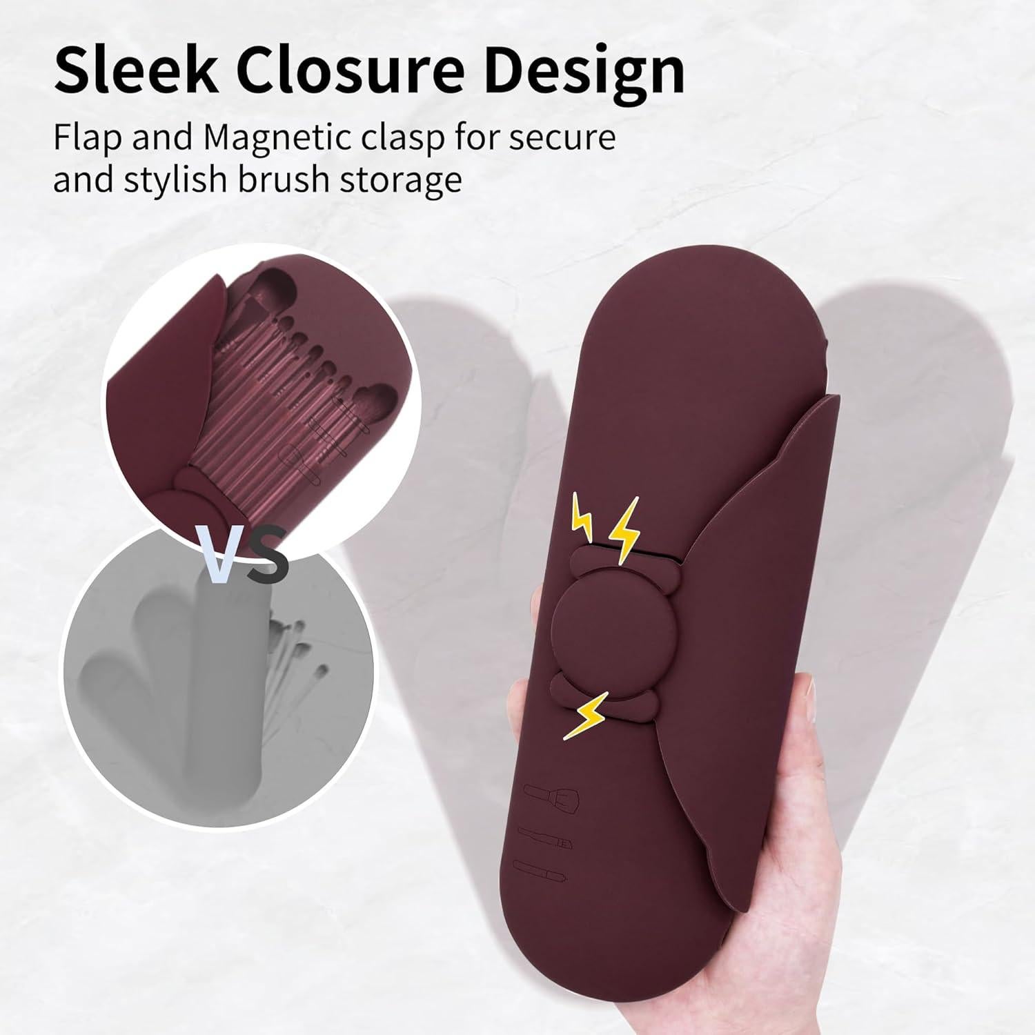 Soporte de Brochas de Maquillaje DivaDwell Depot 23 cm Silicona