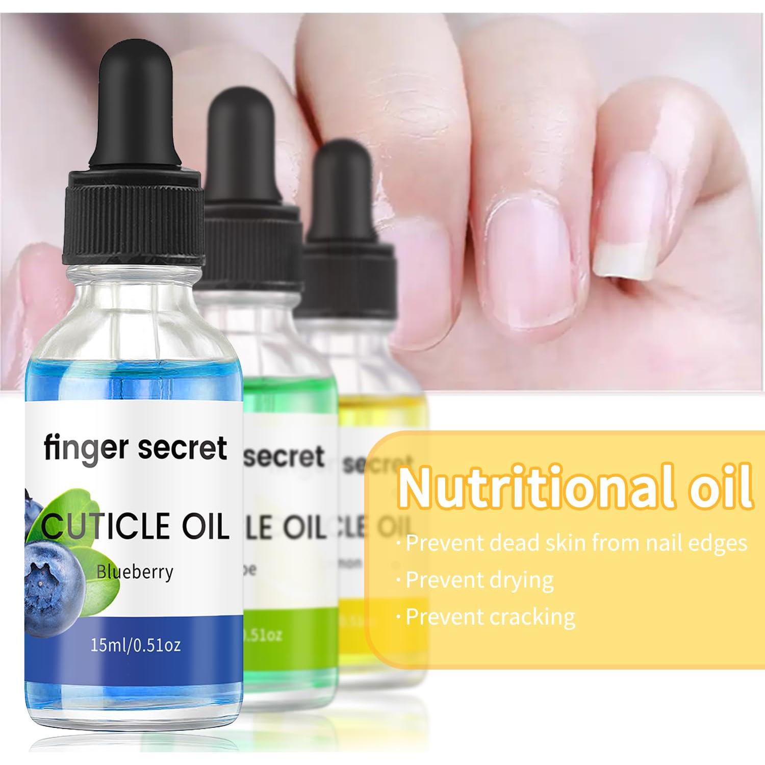 Aceite de Cutícula Finger Secret 15ml con Vitamina E y Aloe
