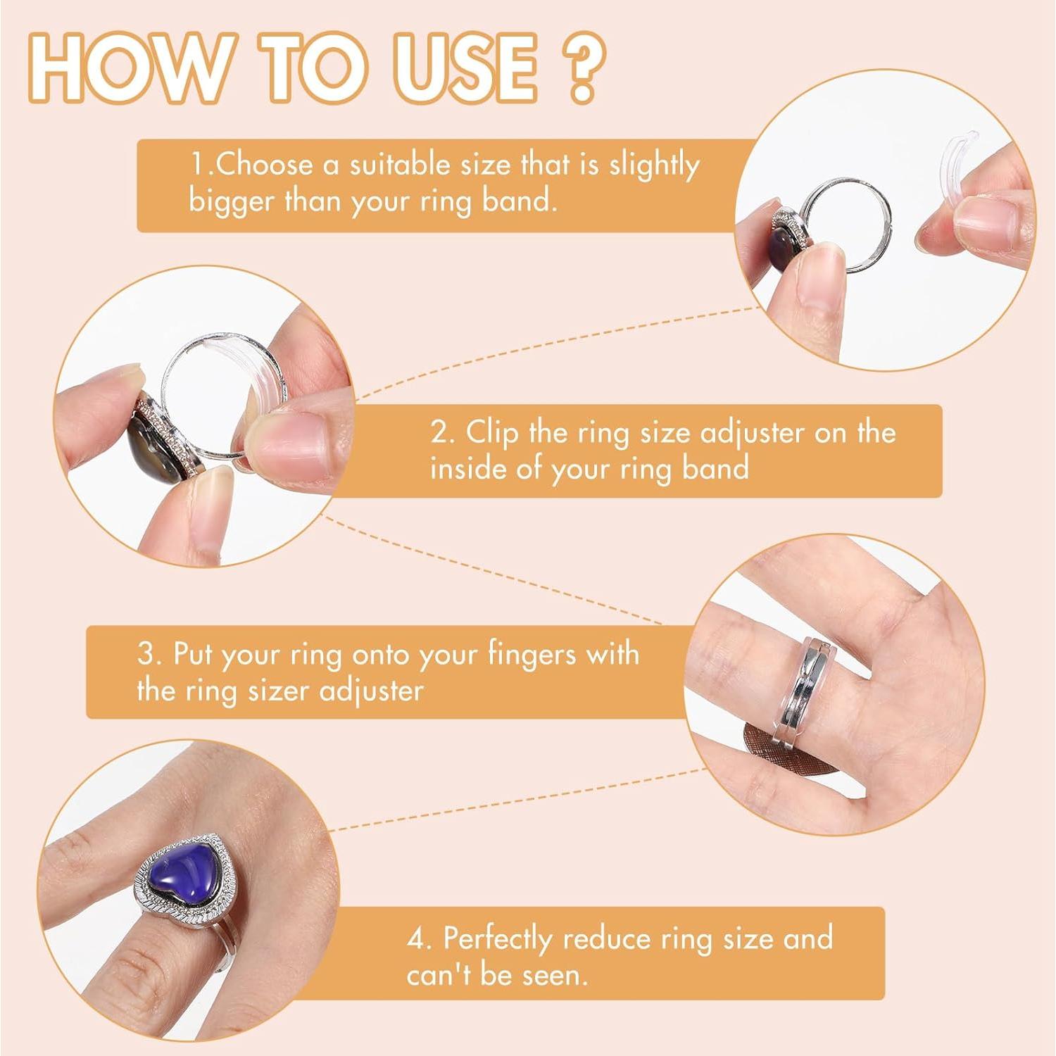 Juego de Ajustadores de Tamaño de Anillo WY LIGHTING 17 Pcs