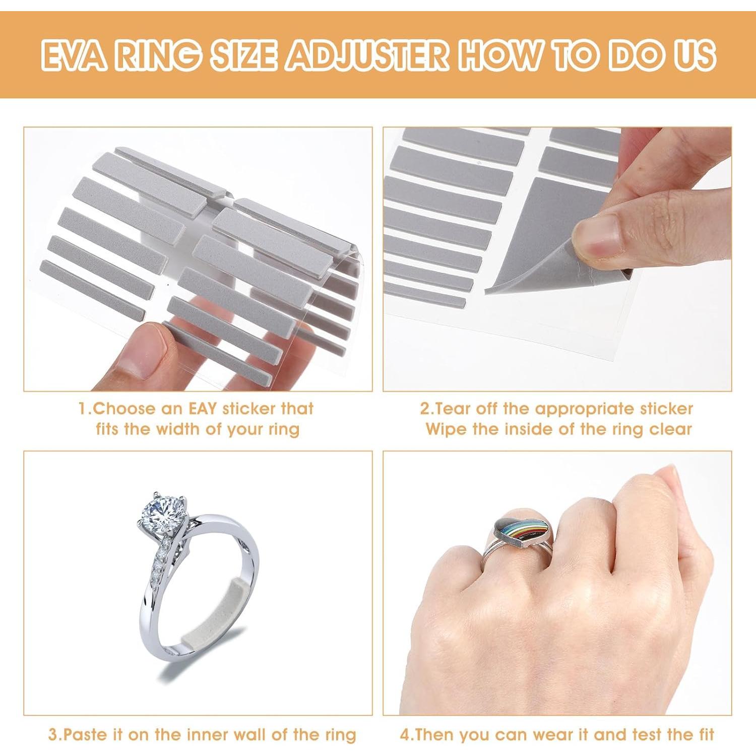 Juego de Ajustadores de Tamaño de Anillo WY LIGHTING 17 Pcs