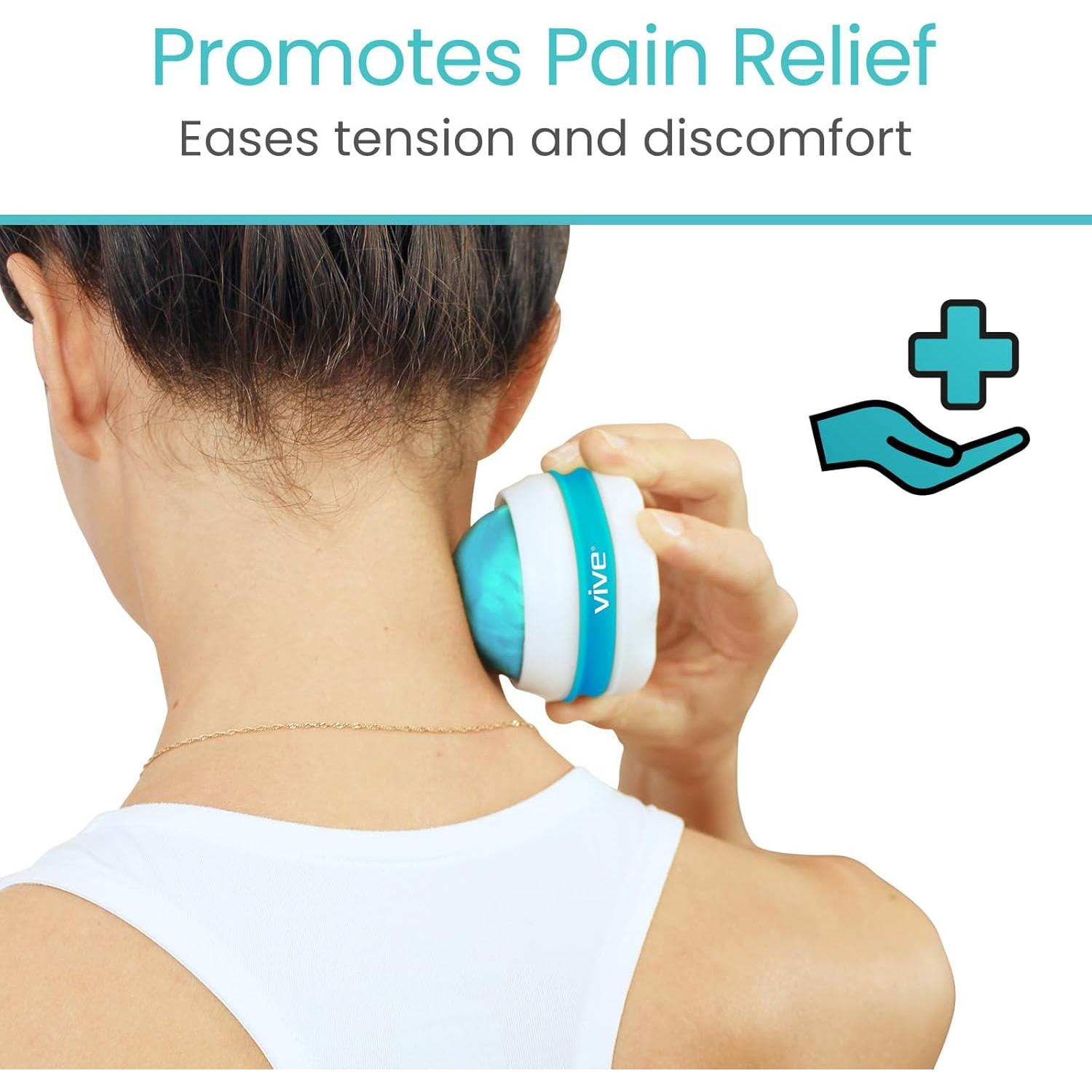 Rodillo de Masaje Vive Health - Terapia Manual 15cm Verde