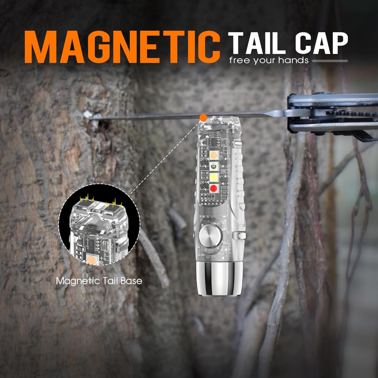 Linterna de Llavero TUNENGE S12Pro 750 Lúmenes Recargable