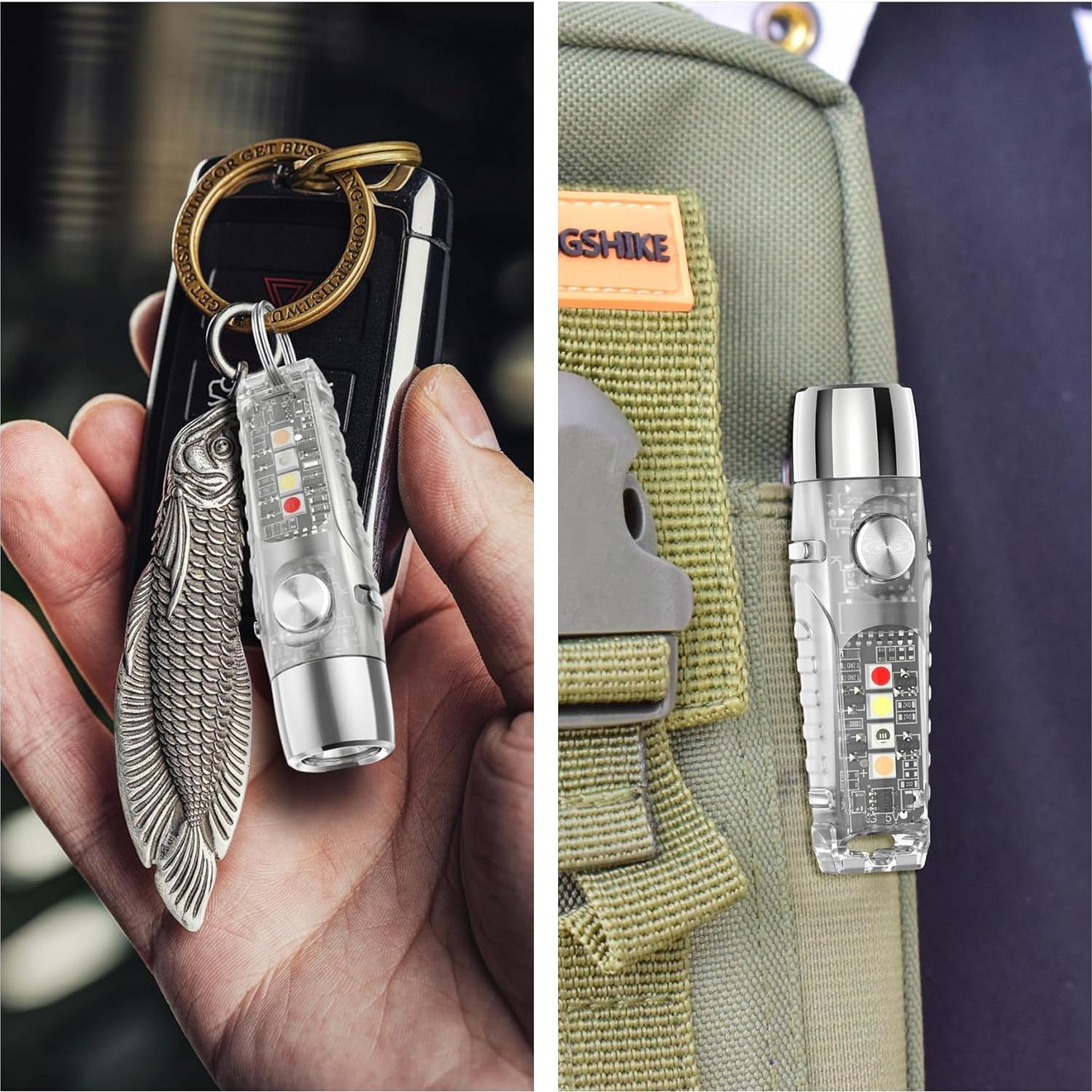 Linterna de Llavero TUNENGE S12Pro 750 Lúmenes Recargable