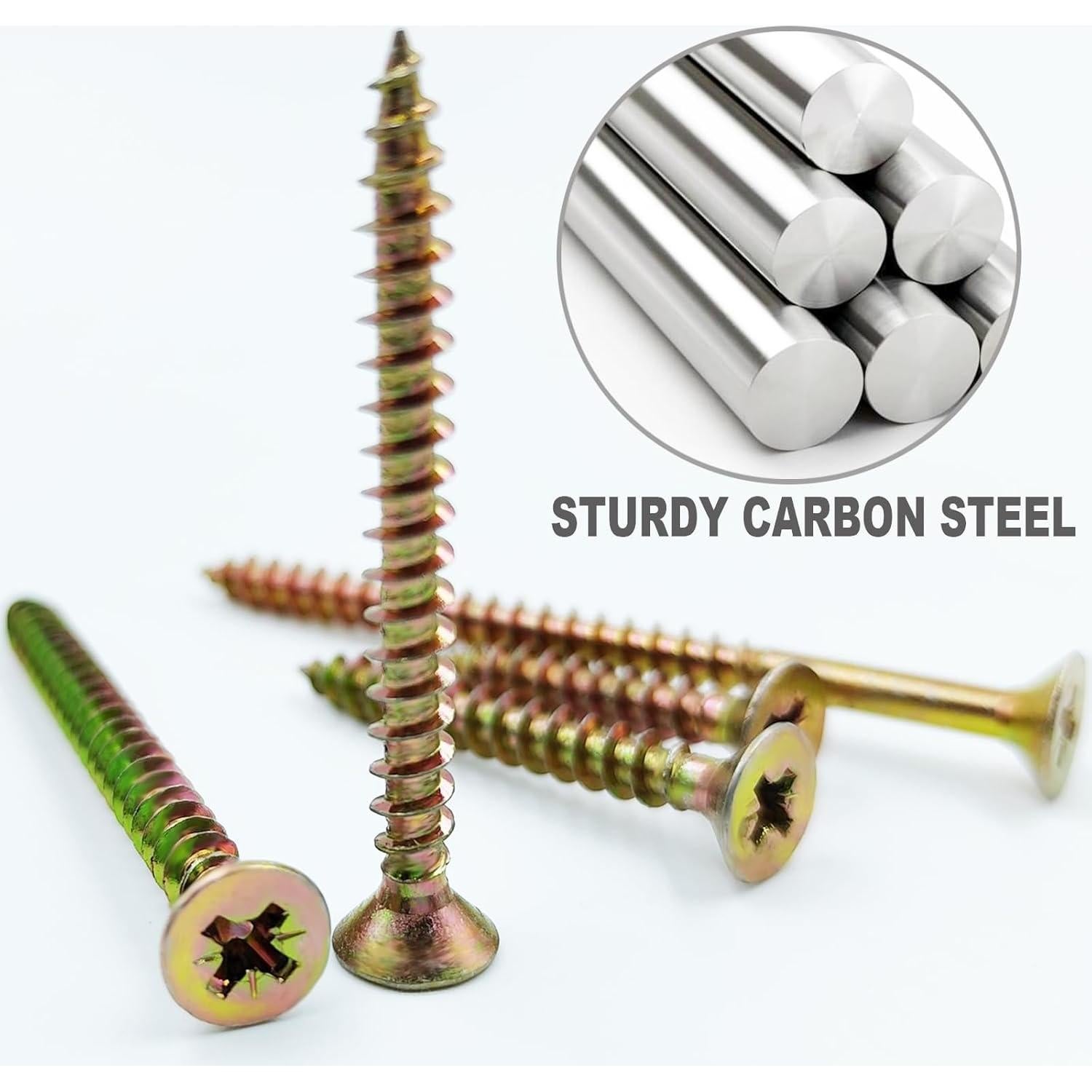 Kit de Tornillos de Madera Autoperforantes HoJianele 225 pcs