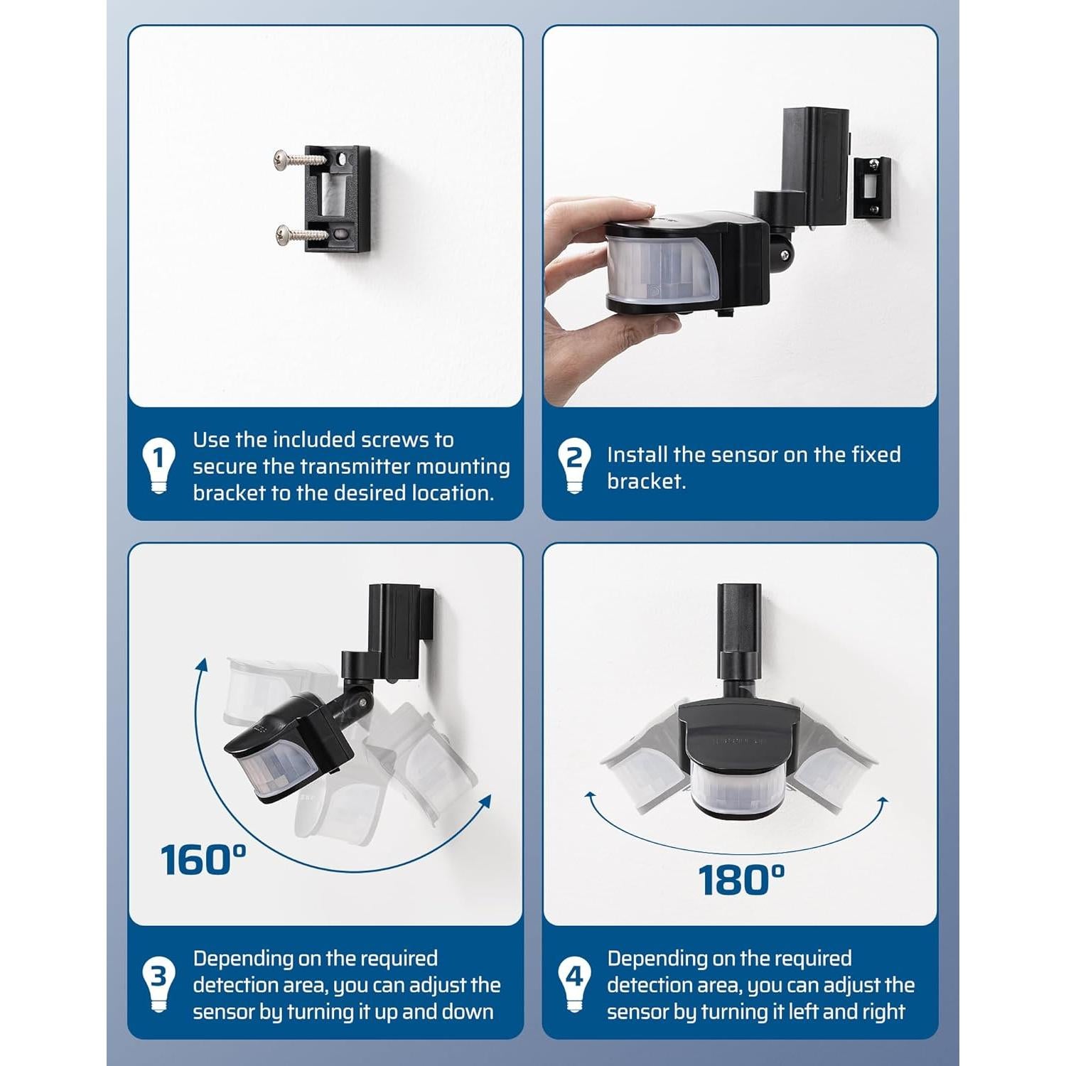 Interruptor de Luz con Sensor de Movimiento DEWENWILS 15m