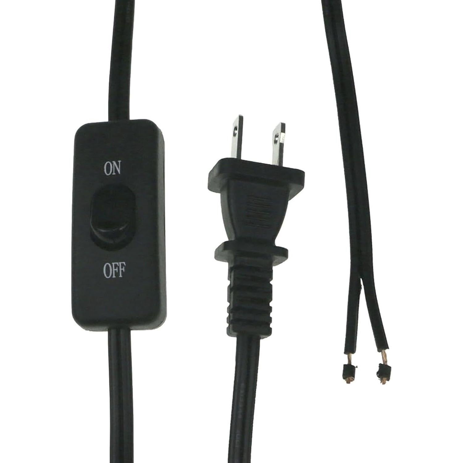 Cable de Lámpara 3 Metros con Interruptor 18AWG HBFBZM