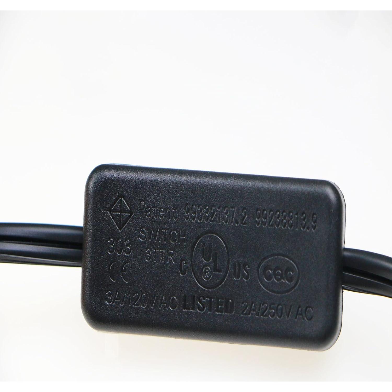 Cable de Lámpara 3 Metros con Interruptor 18AWG HBFBZM