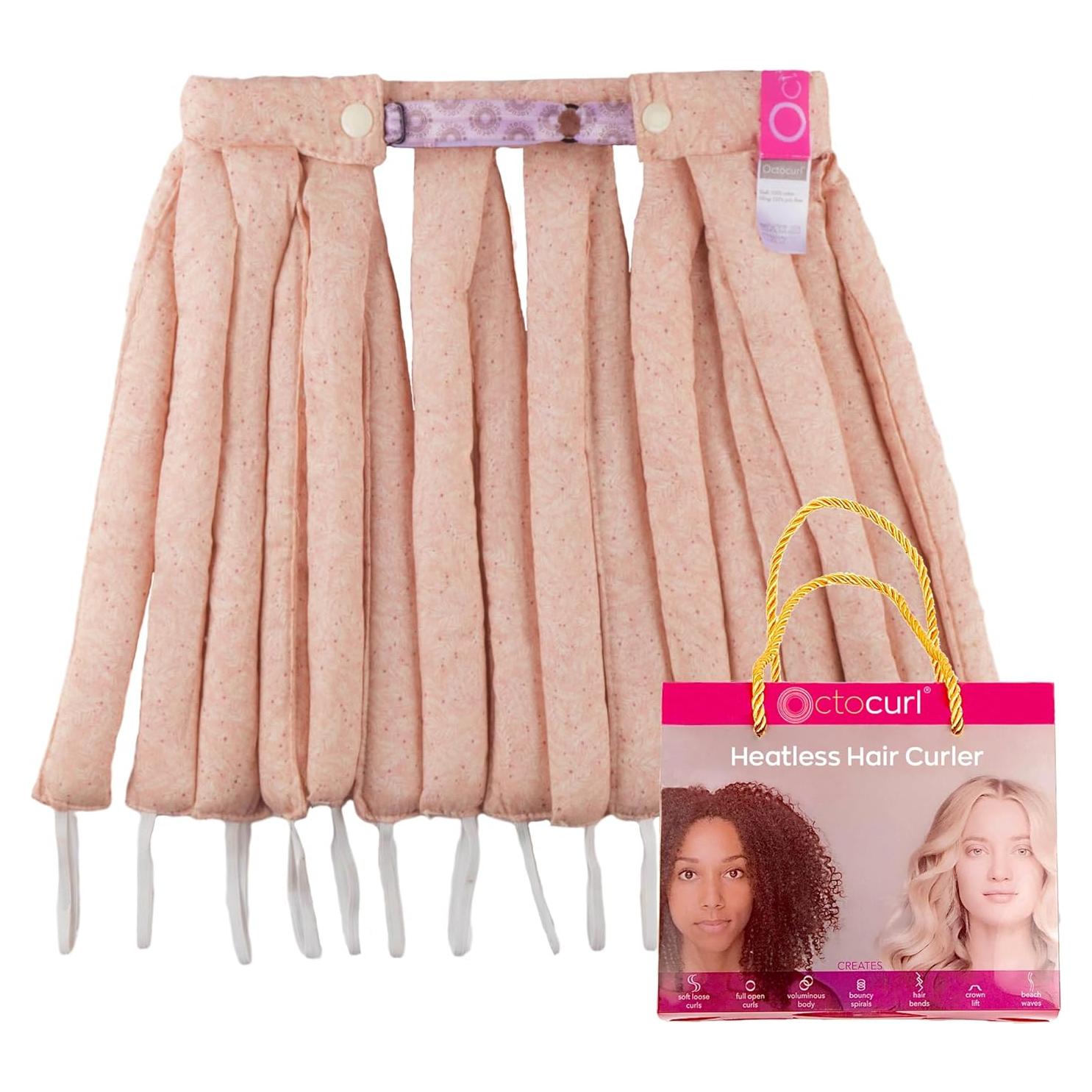 Octocurl Banda Rizadora Sin Calor - Algodón Poplin Rosa