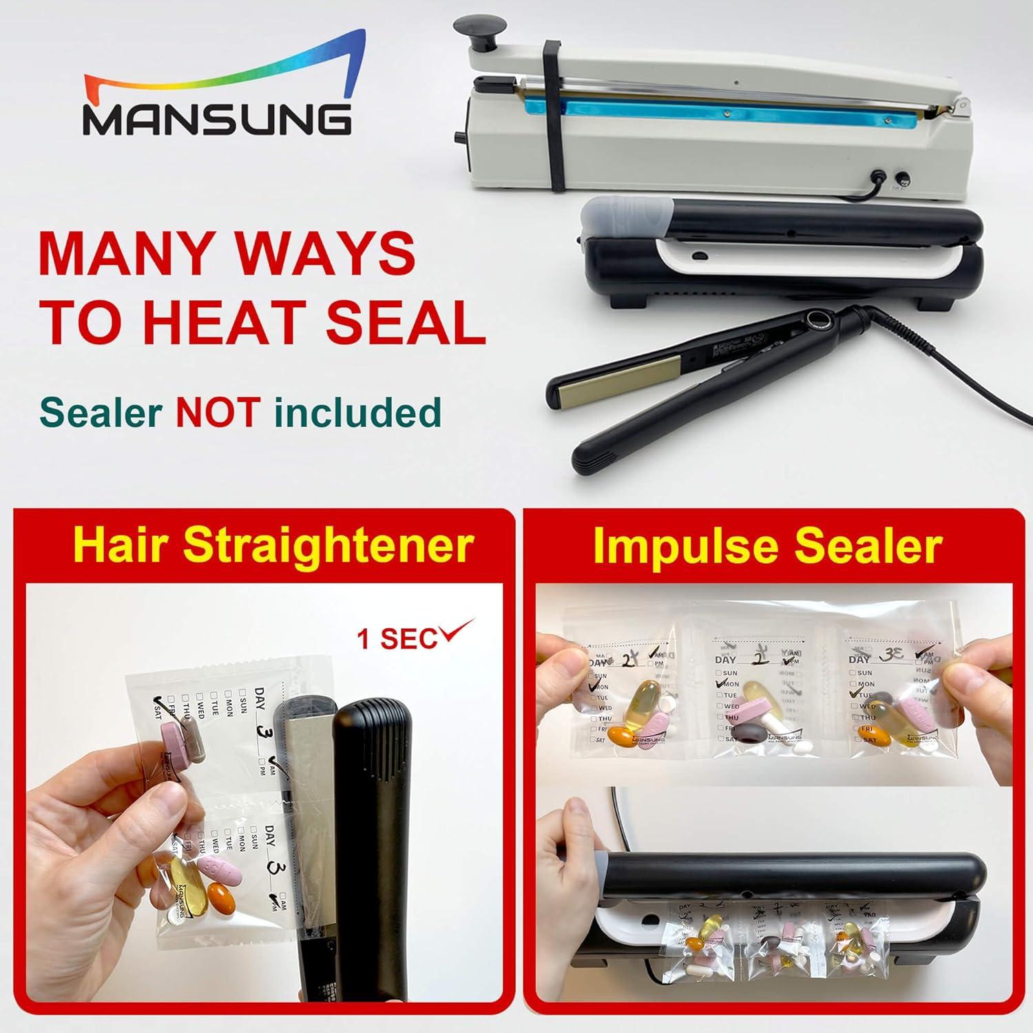 Bolsa de Sellado Térmico Mansung S para Pastillas 700 Unidades