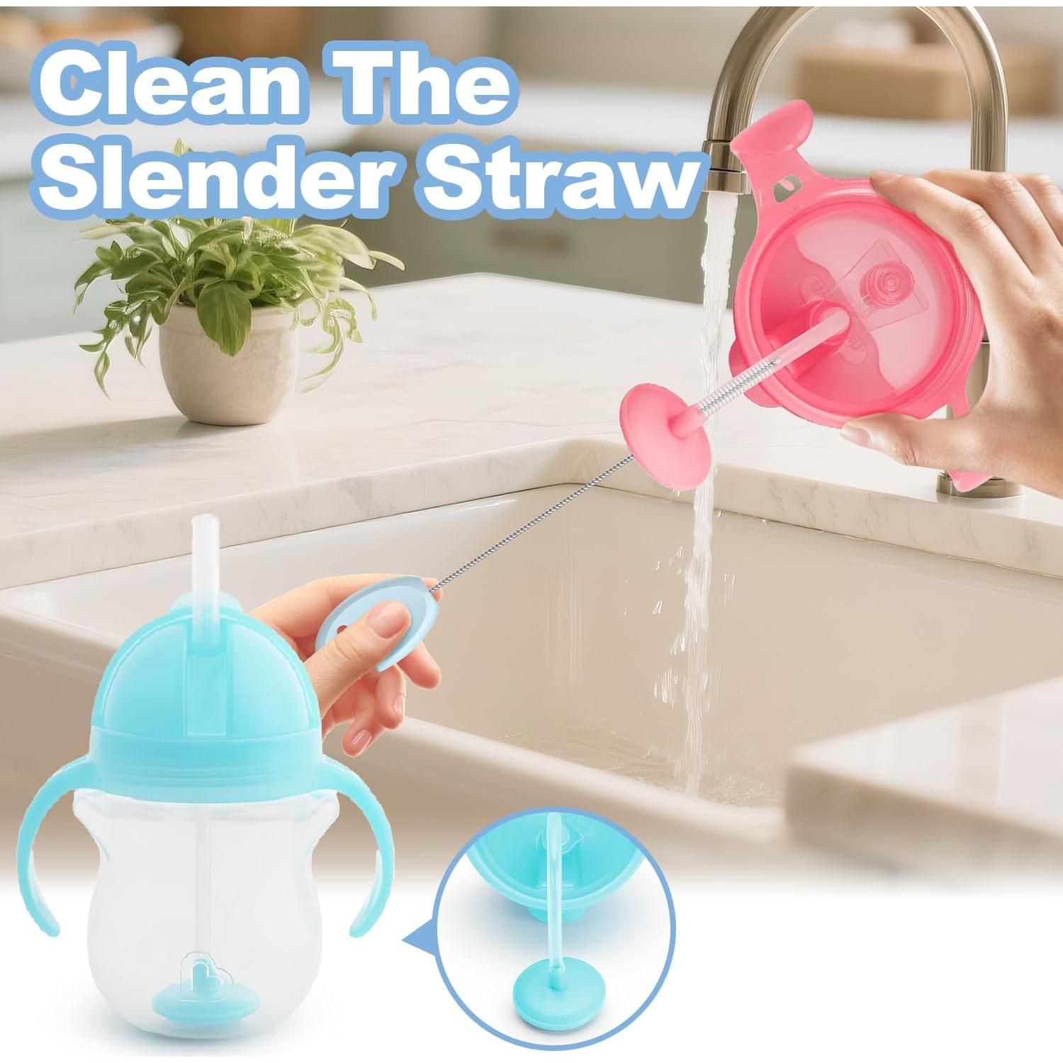 Juego de Cepillos Limpiadores YOTIME 4 en 1 Reutilizables Azul