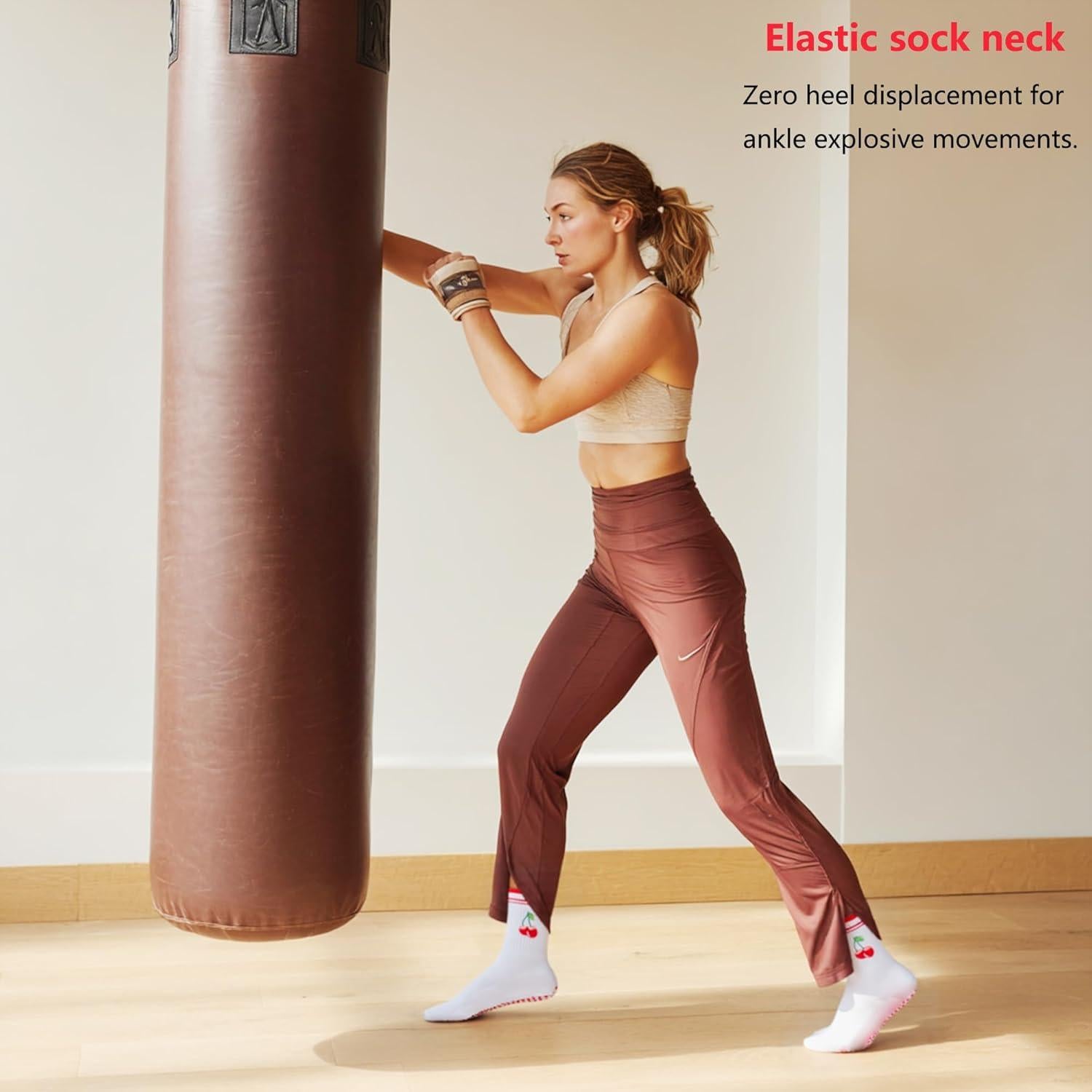 Women's Pilates Non-Slip Yoga Socks - Non-Slip Sports Socks/Ballet Rehabilitation Socks