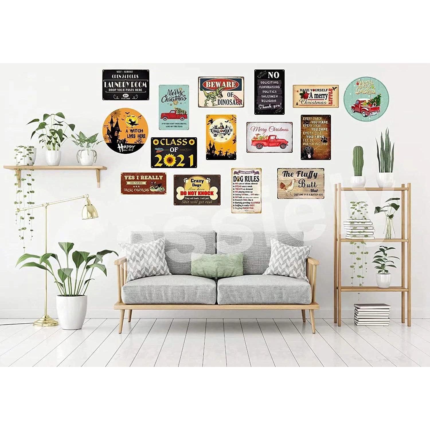 Cartel de Madera 15x15 cm Por Favor Quite Sus Zapatos