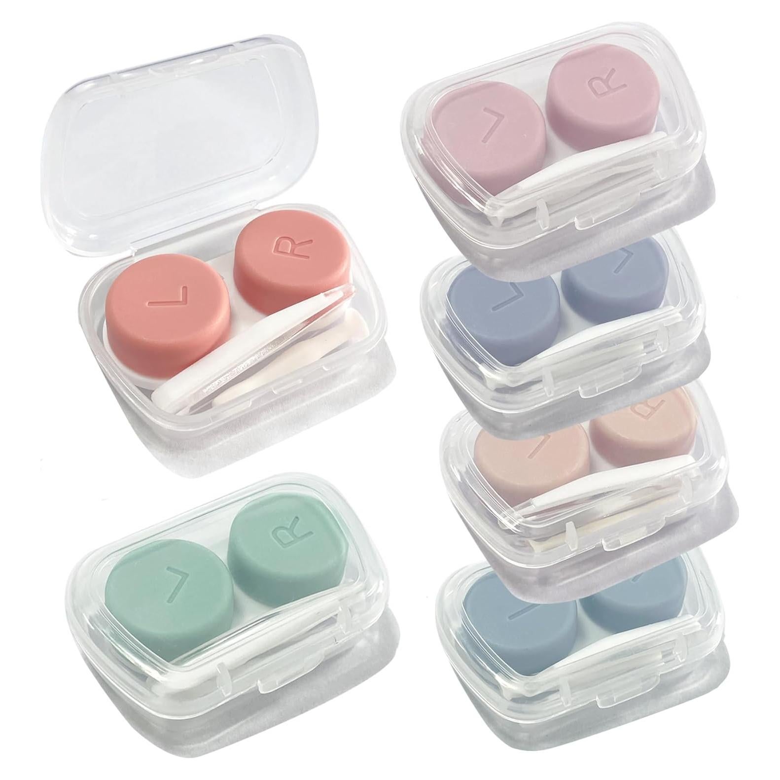 Estuche para Lentes de Contacto Howinn 6PCS Colorido Mini Kit