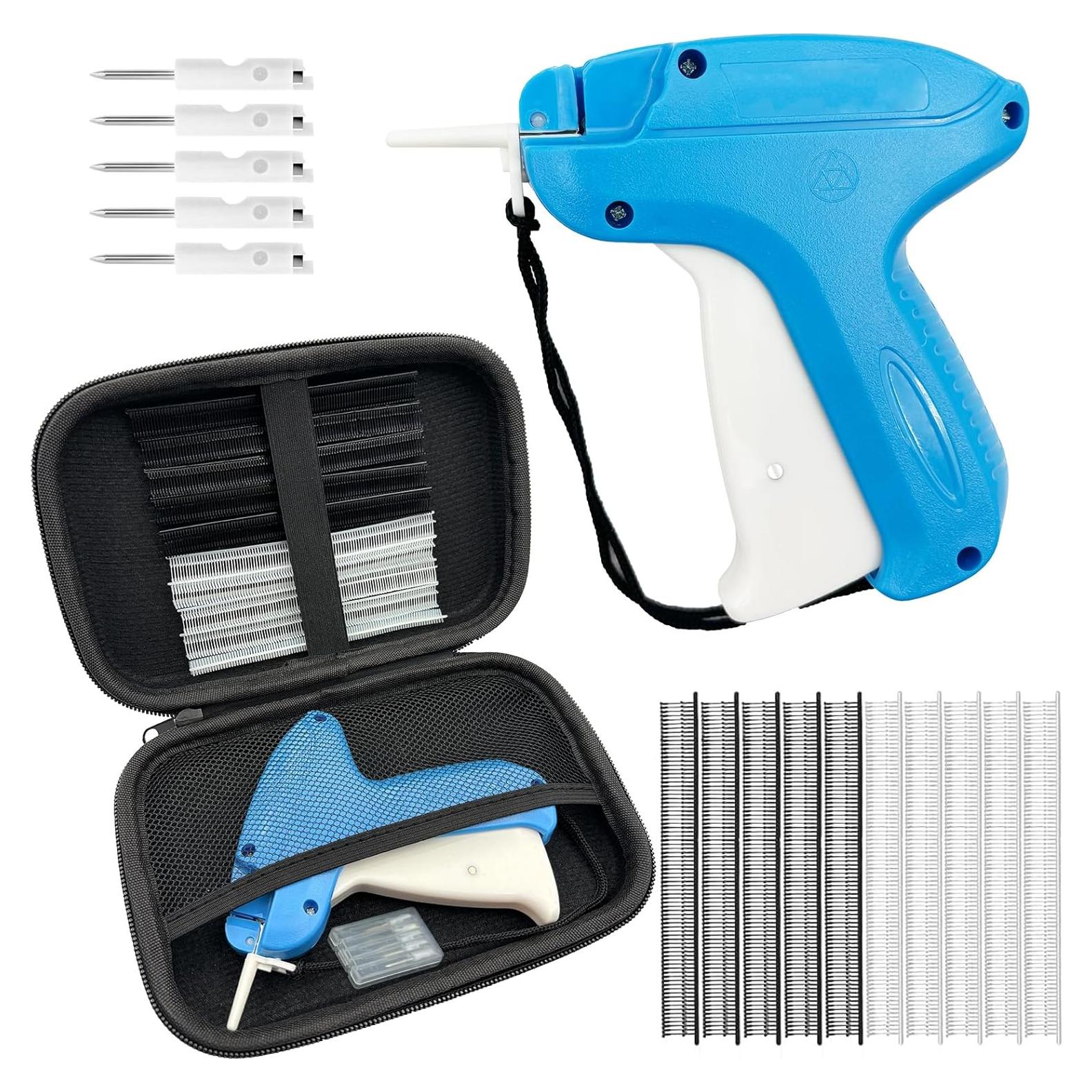 Kit Pistola de Puntadas Finas Mini SGMM5 Azul - 6 Agujas y 1000 Sujetadores