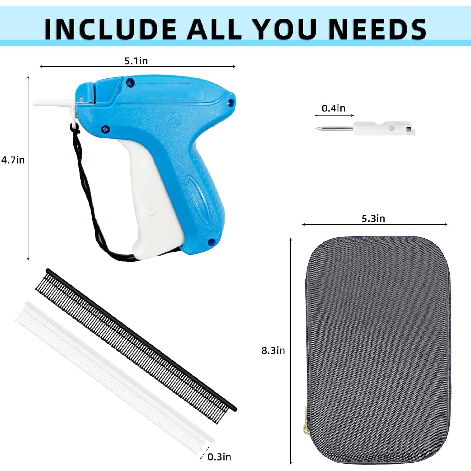 Kit Pistola de Puntadas Finas Mini SGMM5 Azul - 6 Agujas y 1000 Sujetadores