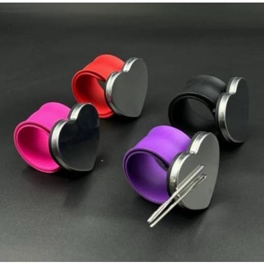 Soporte Magnético para Alfileres ASEANAO - Corazón Negro