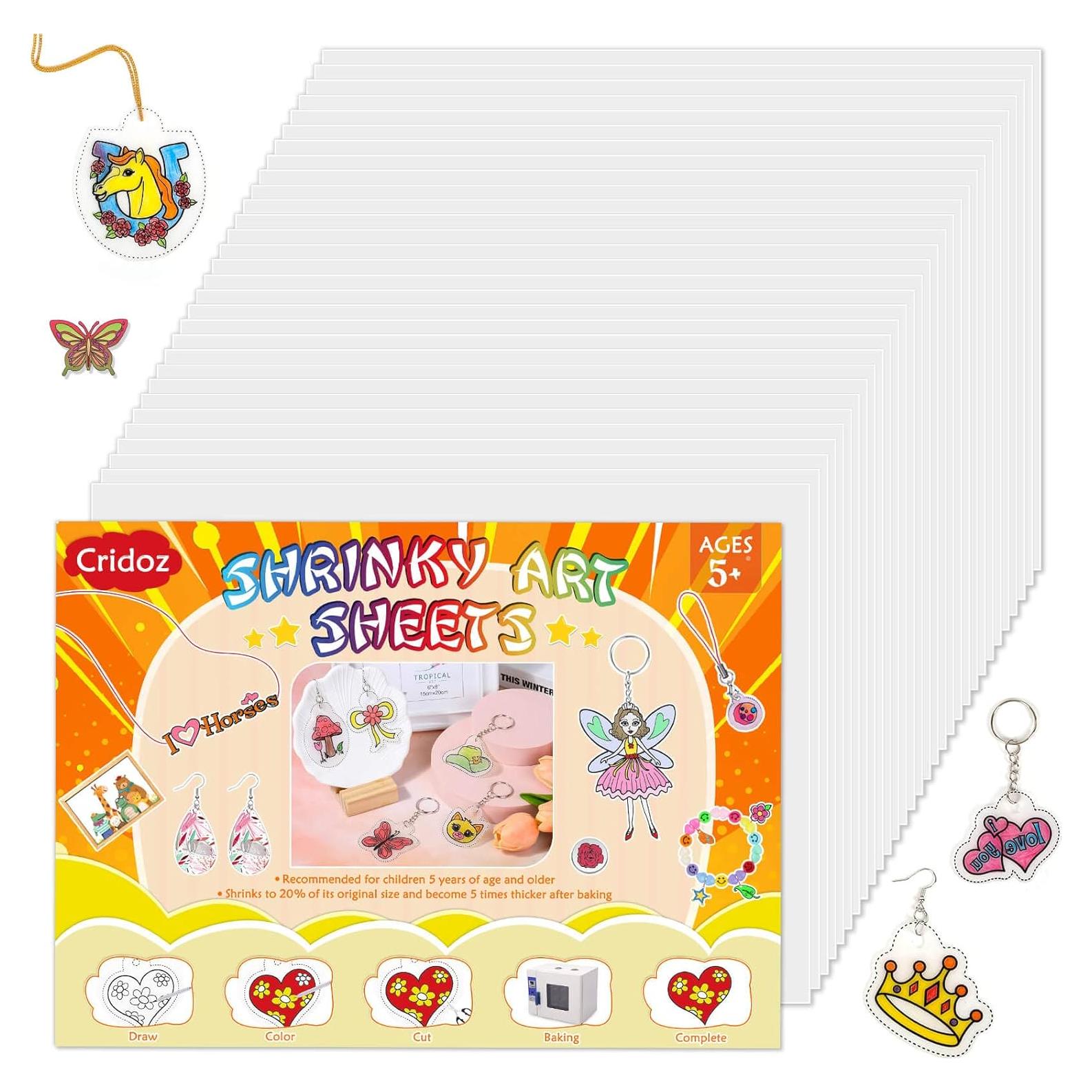 Hojas de Plástico Encogible Cridoz 18 Piezas 20x14.5cm