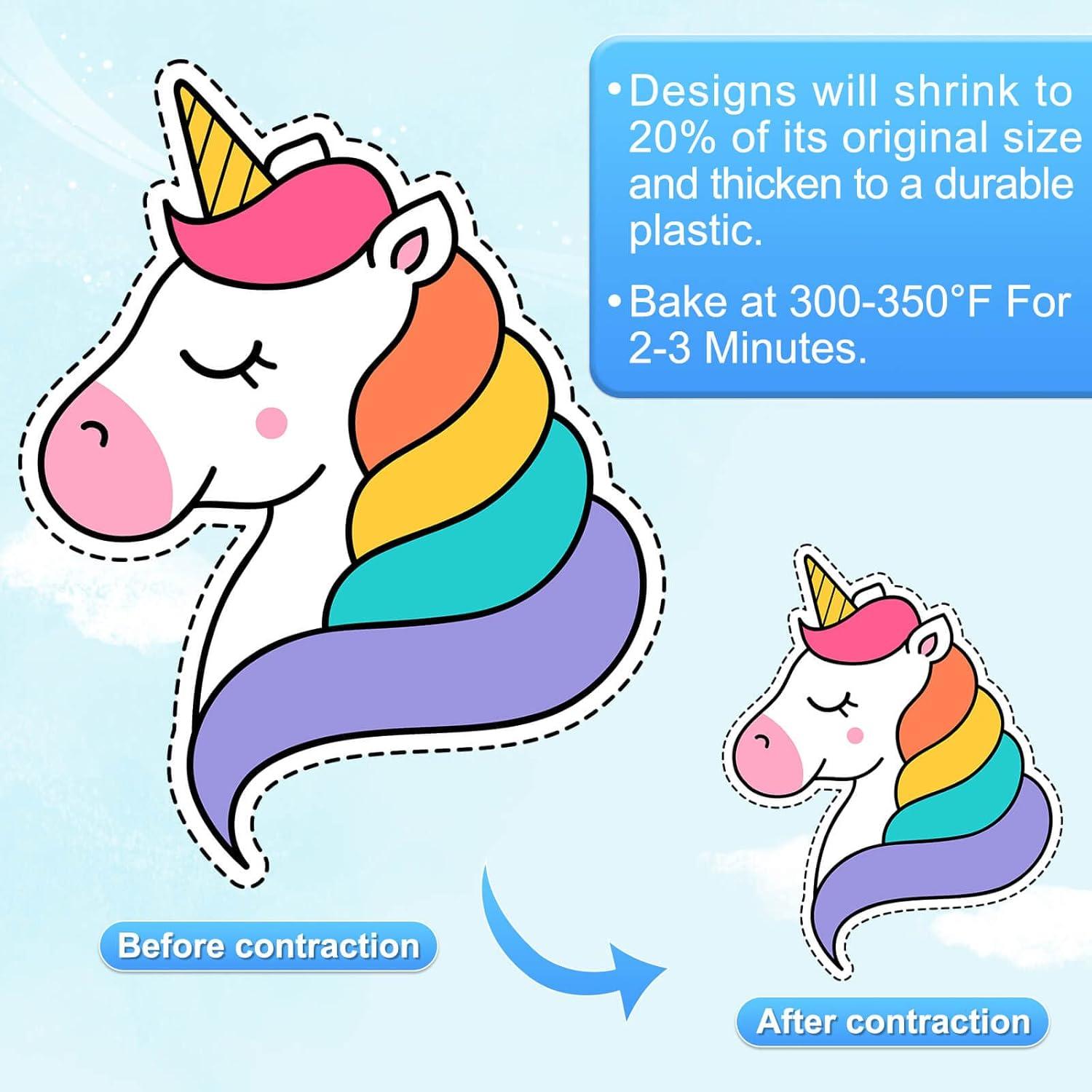 Hojas de Plástico Encogible Cridoz 18 Piezas 20x14.5cm