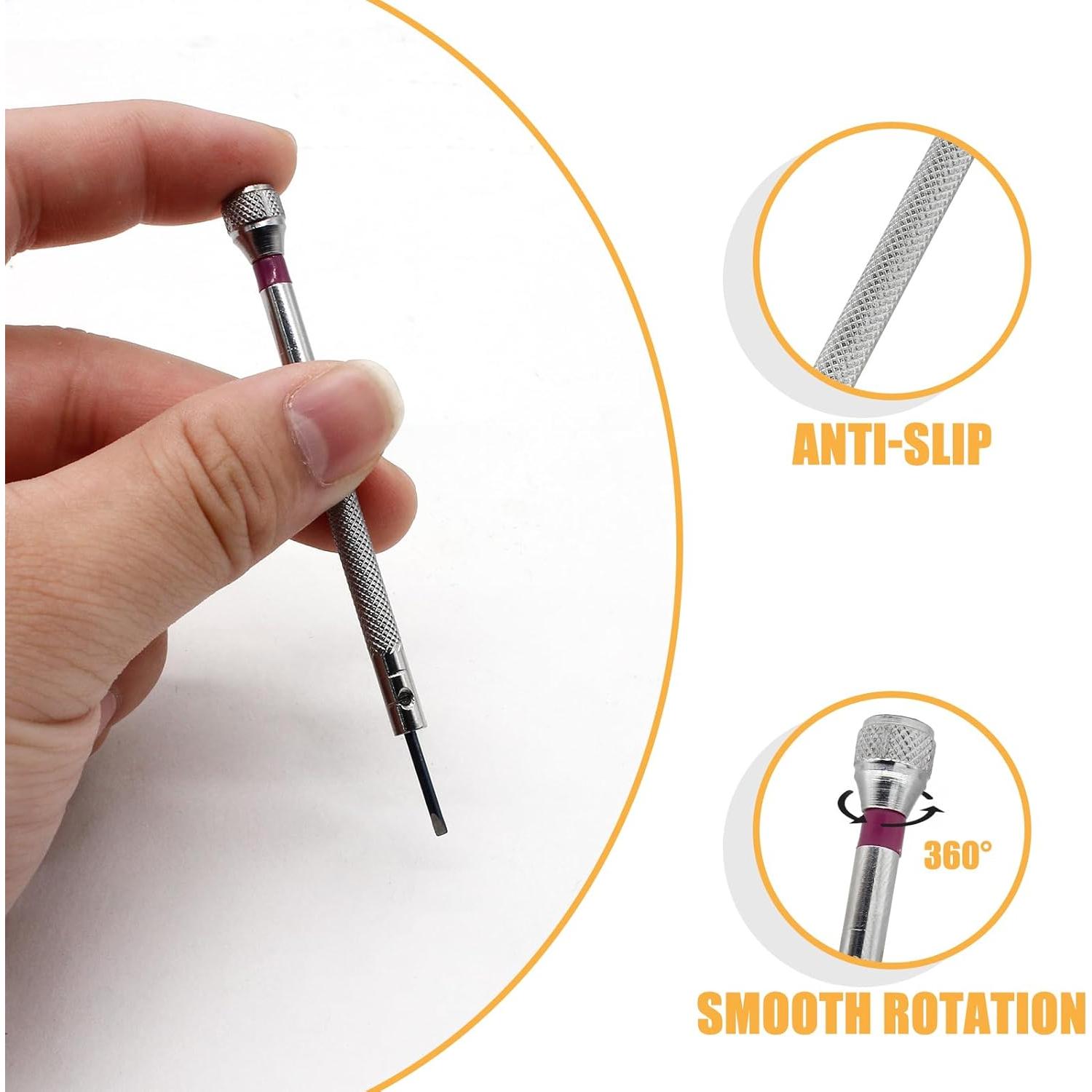 Juego de Destornilladores de Precisión Hordion 8 Piezas 0.6-2mm