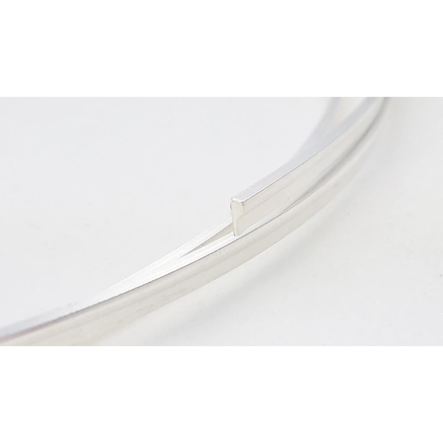 Alambre de Joyería 925 Plata Esterlina CRAFT WIRE 1 Pie Línea