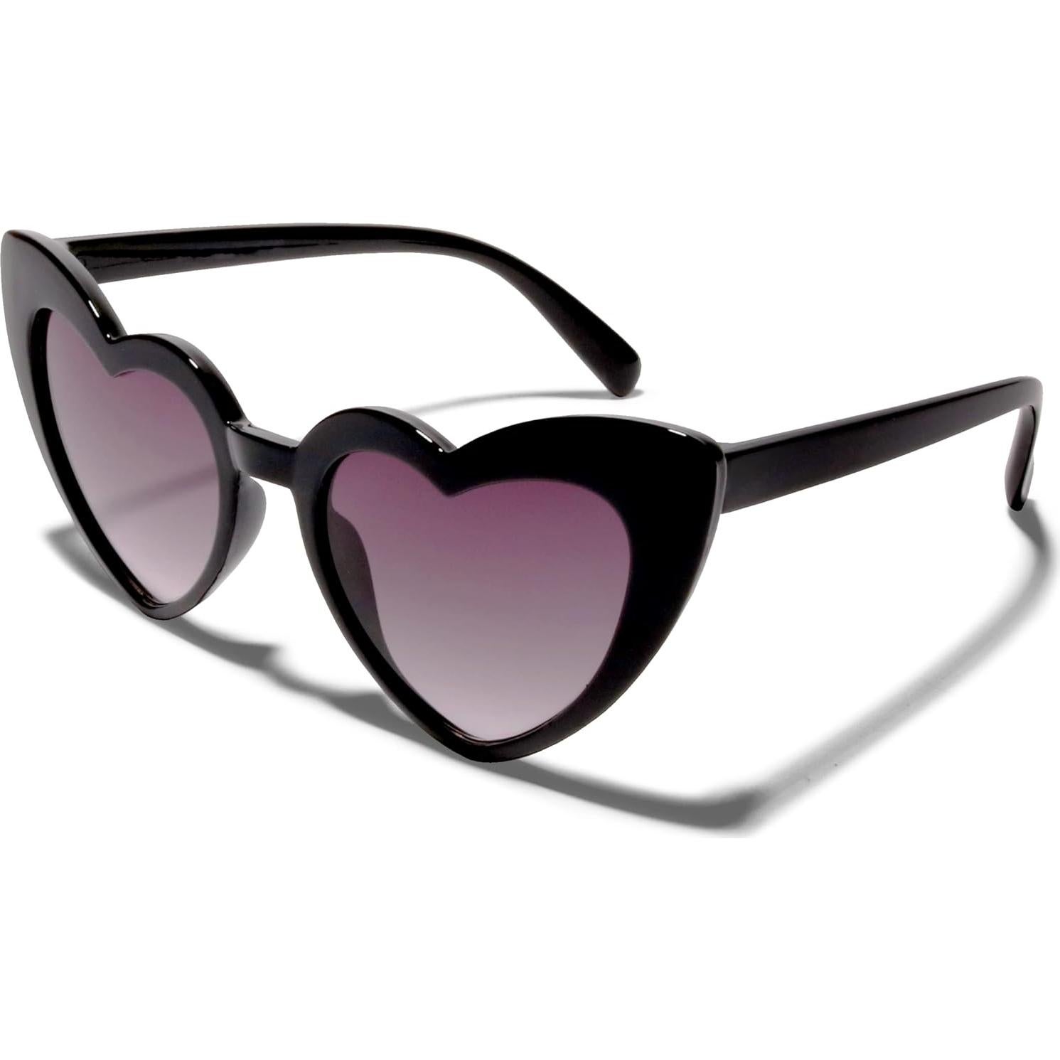 Gafas de sol ShadyVEU para niñas UV400 en forma de corazón