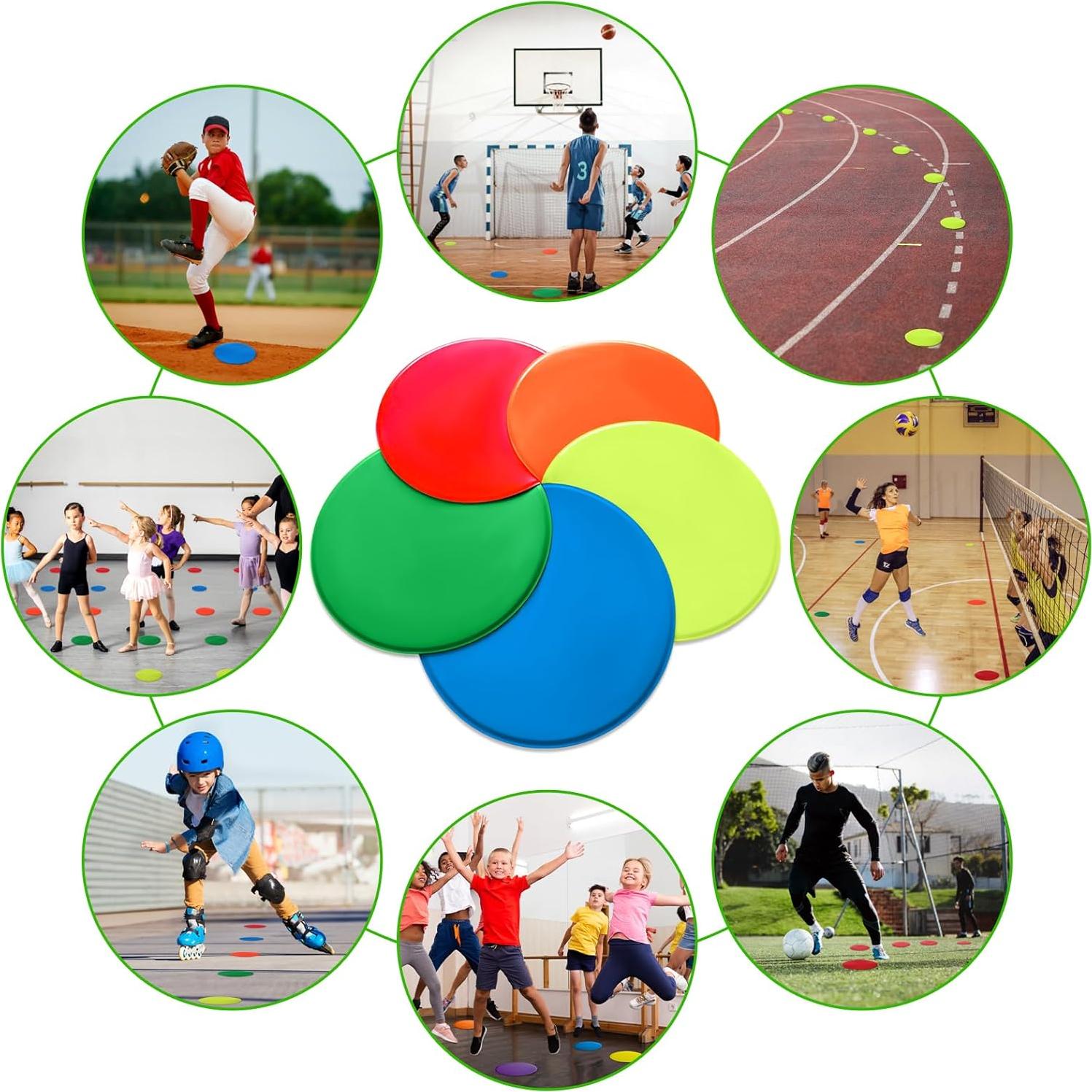 Marcadores de Spot Antideslizantes Kai Xin 22.86 cm - 10 Piezas